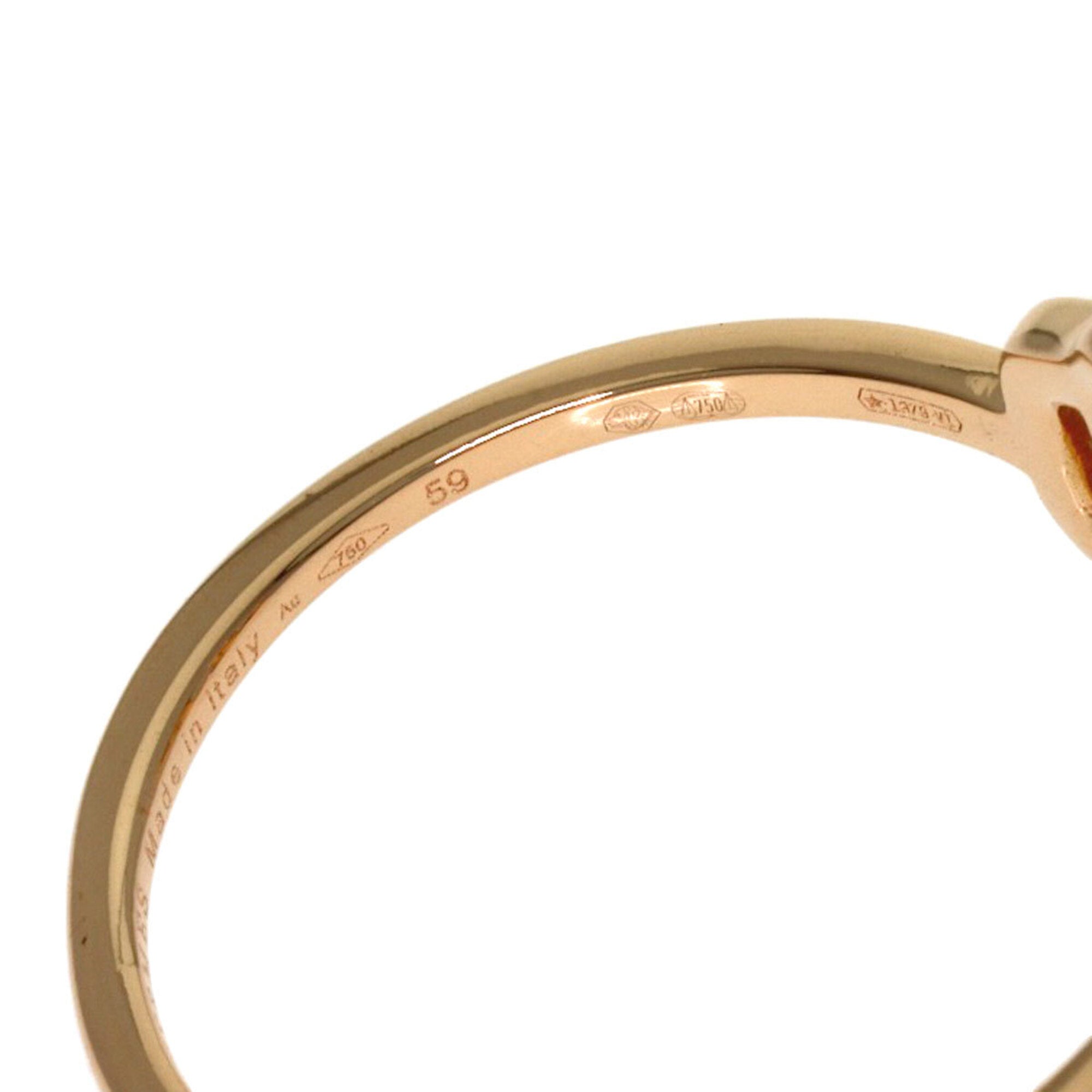 Hermes Pink Gold (18K) Band Ring (Pre-Owned)