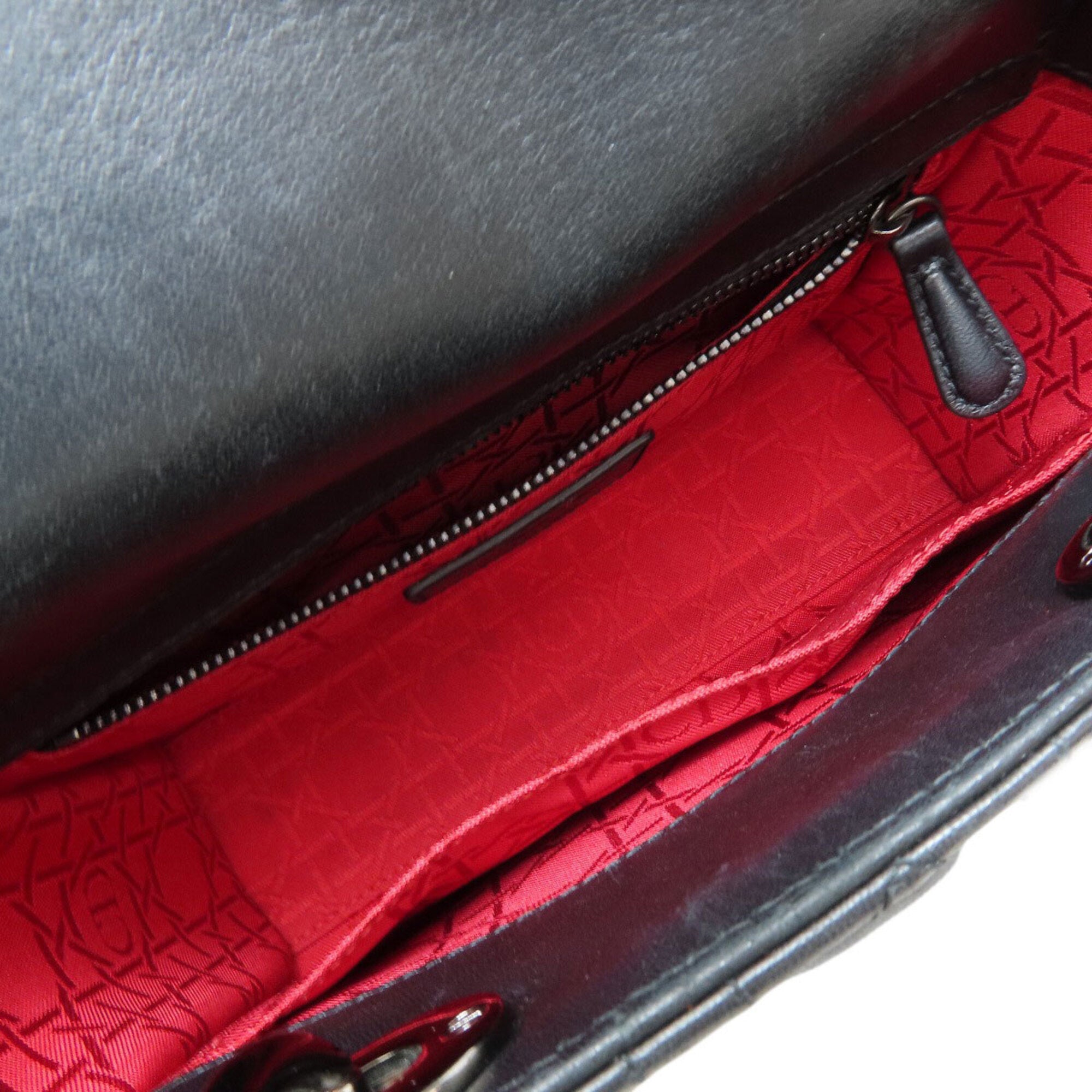 Christian Dior Black Leather Handbag (Pre-Owned)