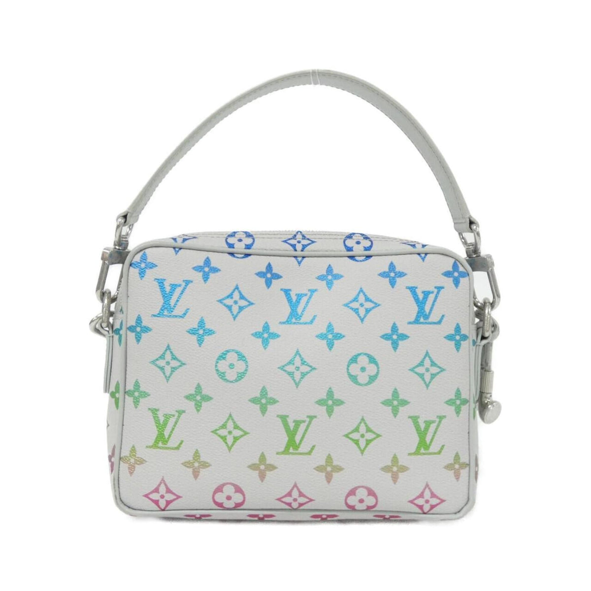 Louis Vuitton Monogram Gray Coated Canvas Handbag (Pre-Owned)