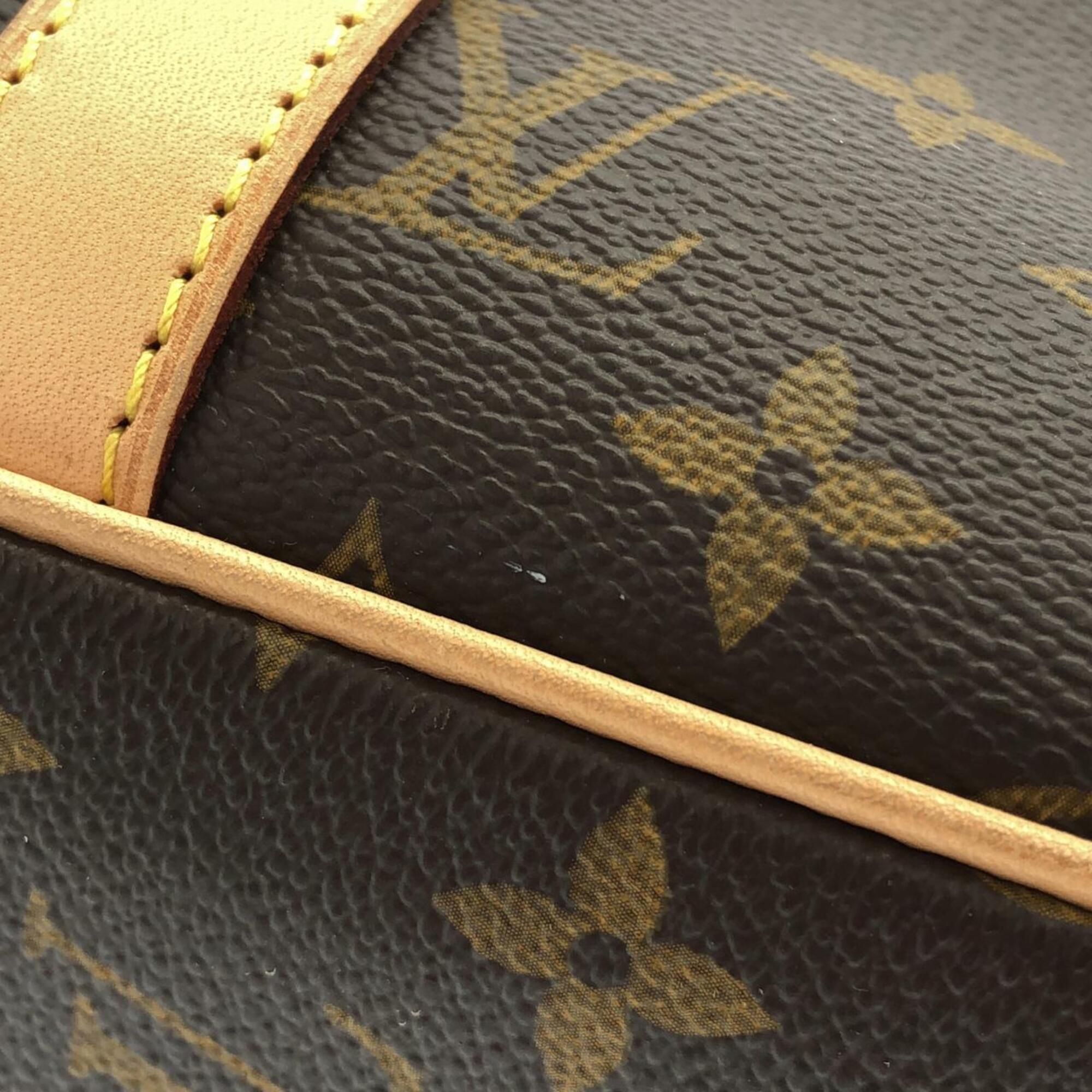 Louis Vuitton Marron Coated Canvas Handbag (Pre-Owned)