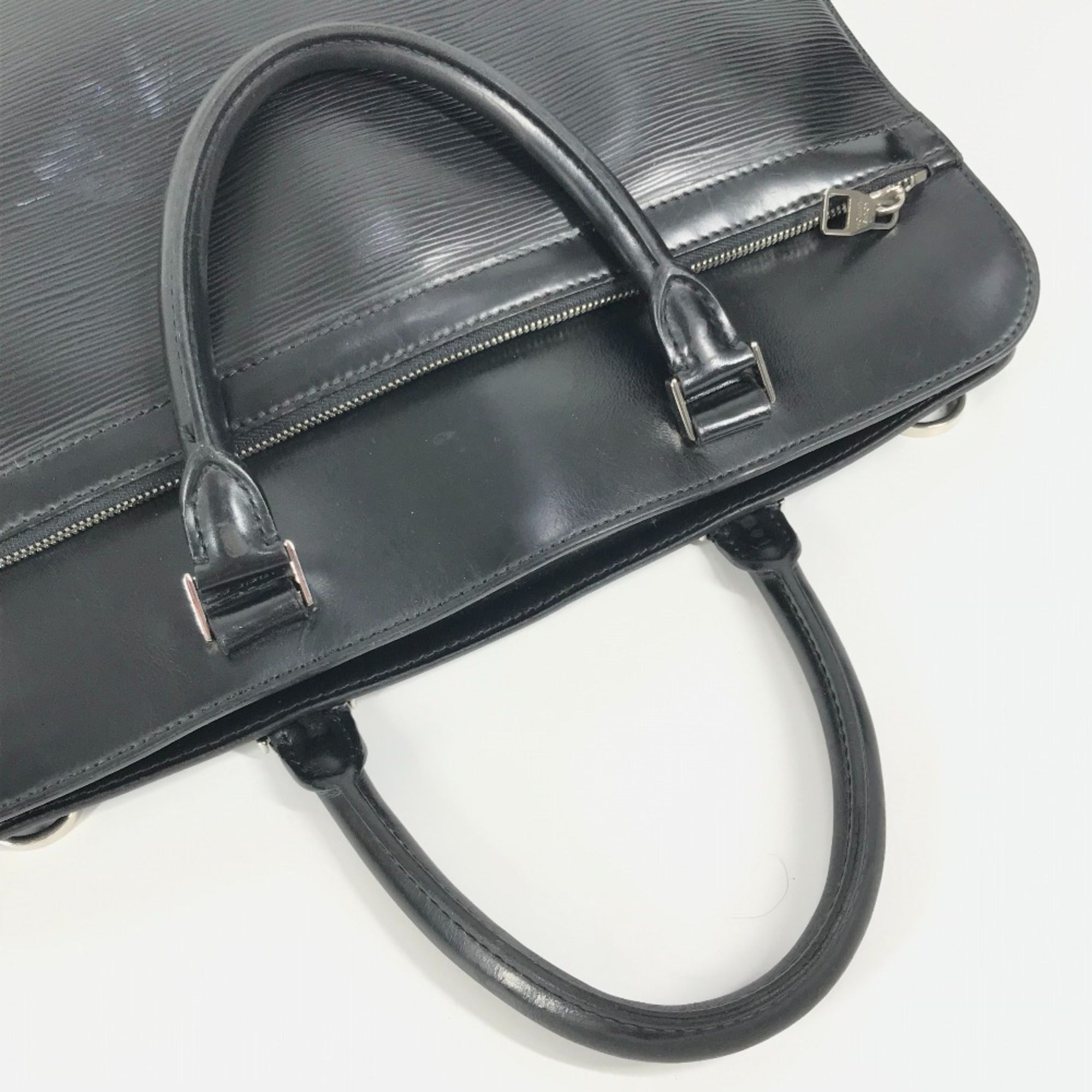 Louis Vuitton Black Galle Noir Epi Leather Briefcase Handbag Tote Bag (Pre-Owned)