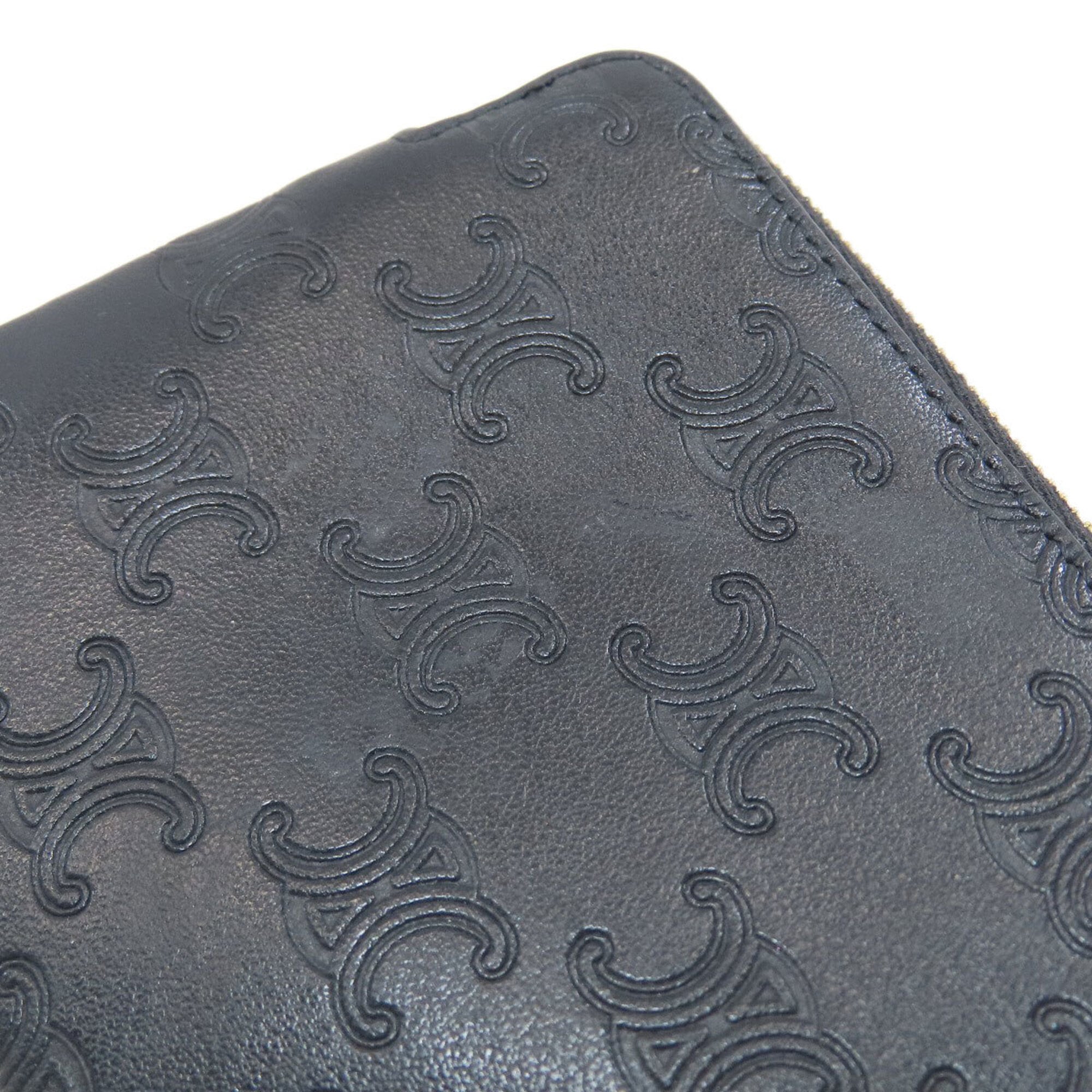 Celine Black Leather Coin Purse/Coin Case (Pre-Owned)