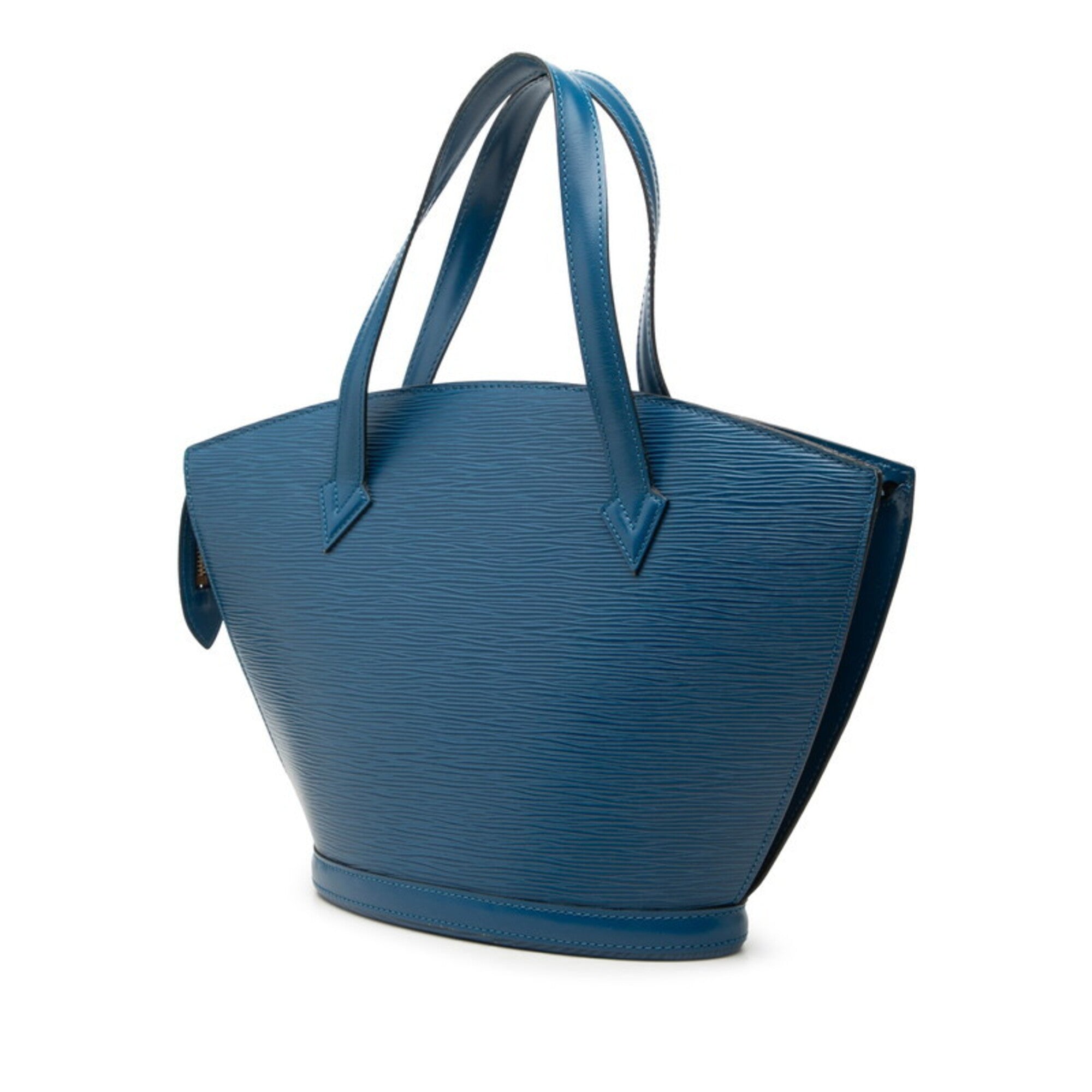 Louis Vuitton Epi Toledo Blue Leather Handbag (Pre-Owned)