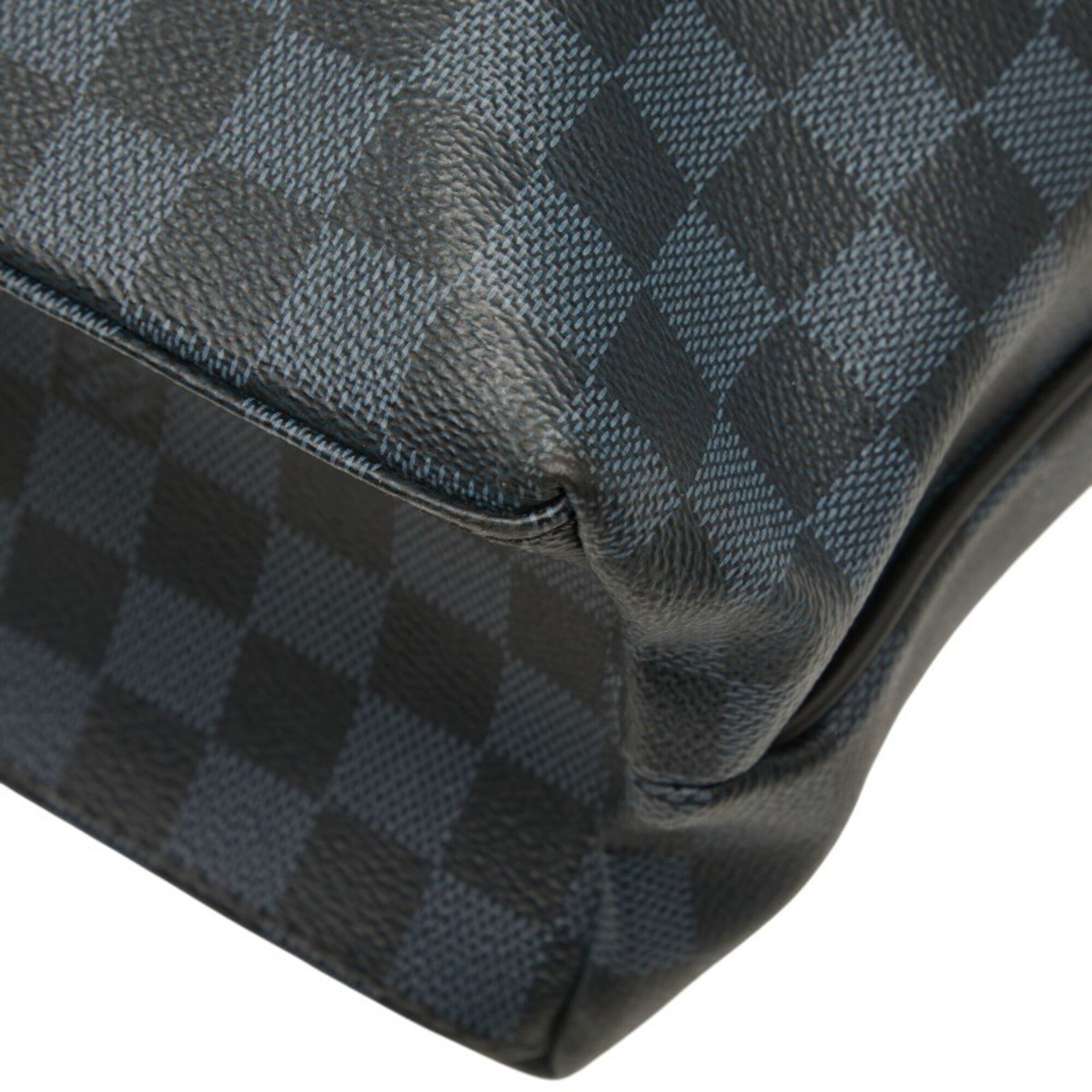 Louis Vuitton Damier Cobalt Black Navy Pvc Leather Backpack (Pre-Owned)