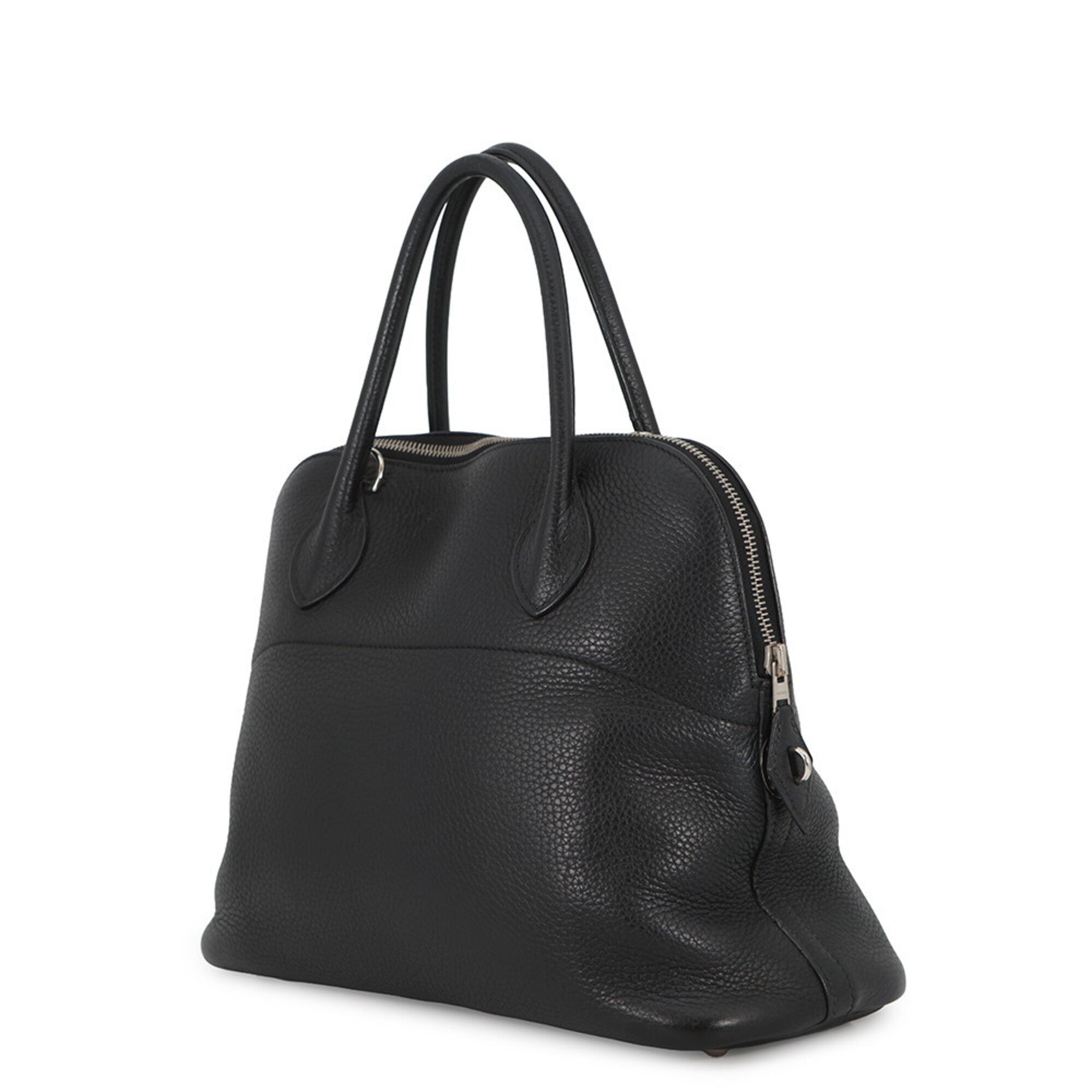 Hermes Bolide Black Taurillon Clemence Leather Handbag (Pre-Owned)