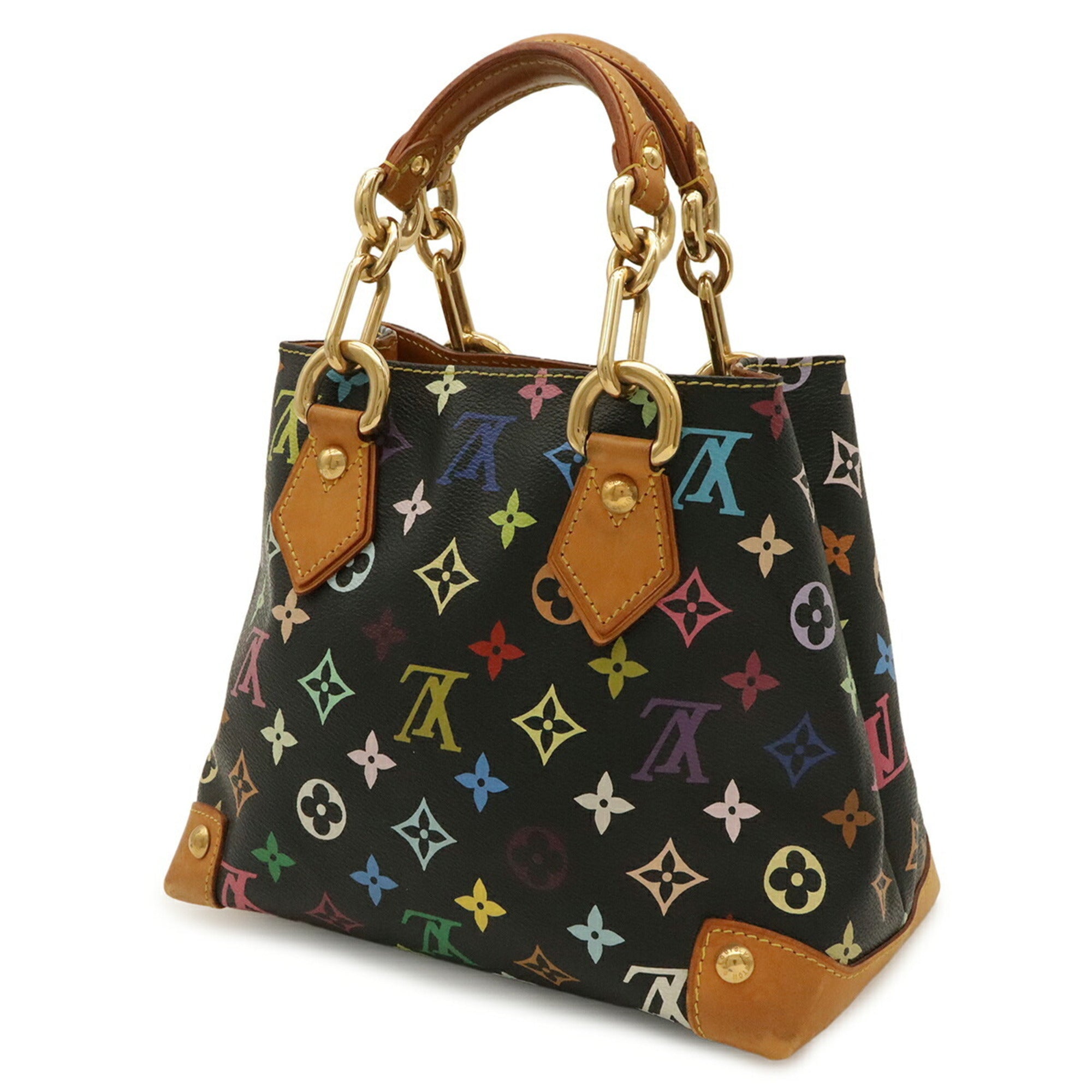 Louis Vuitton Black Monogram Multi-Color Noir Monogram Multicolore Handbag (Pre-Owned)