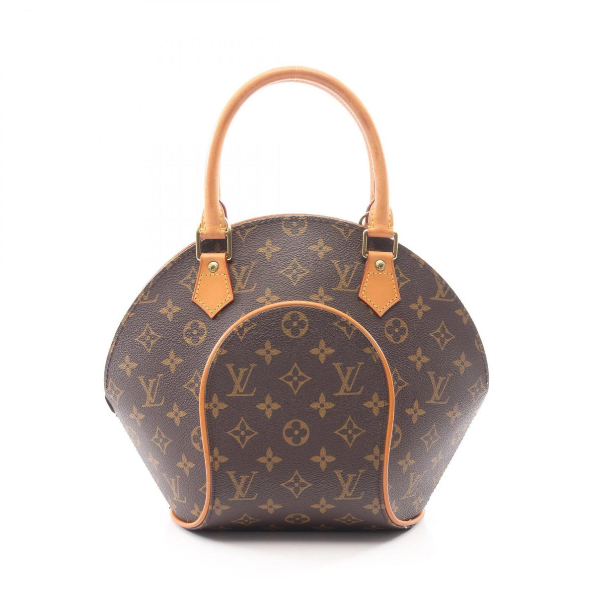Louis Vuitton Brown Coated Canvas Leather Handbag (Pre-Owned)