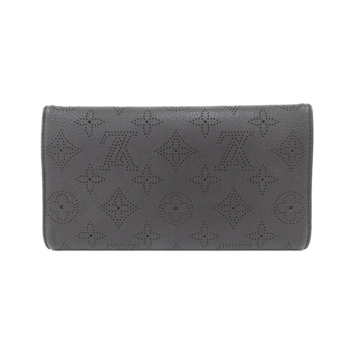 Louis Vuitton Brown Chocolat Mahina Leather Wallet (Tri-Fold) (Pre-Owned)