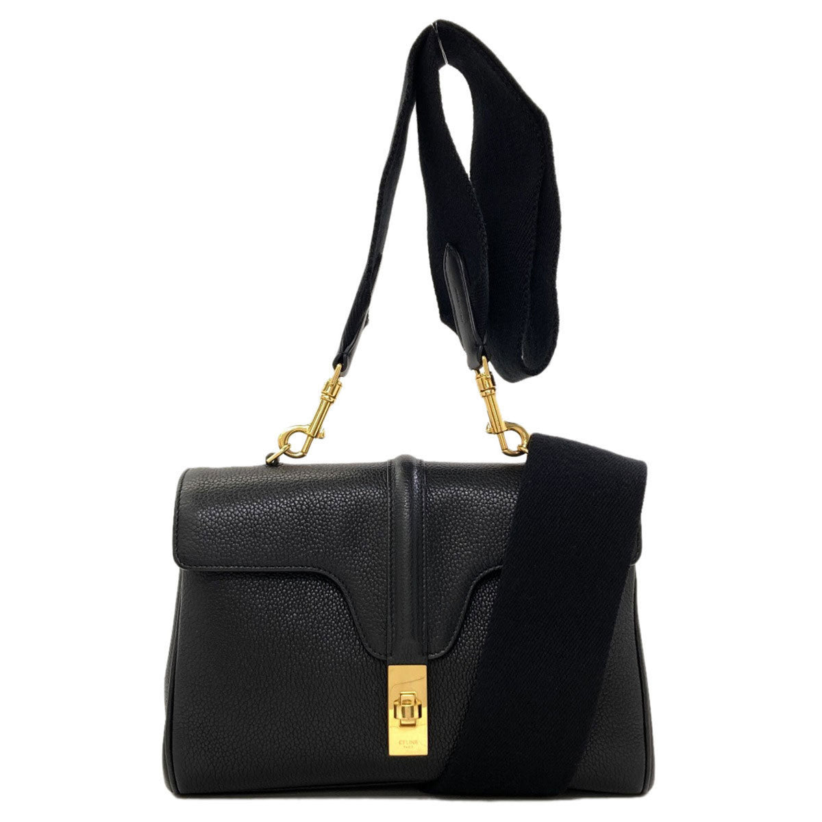 Celine Black Leather Shoulder Bag (Pre-Owned)