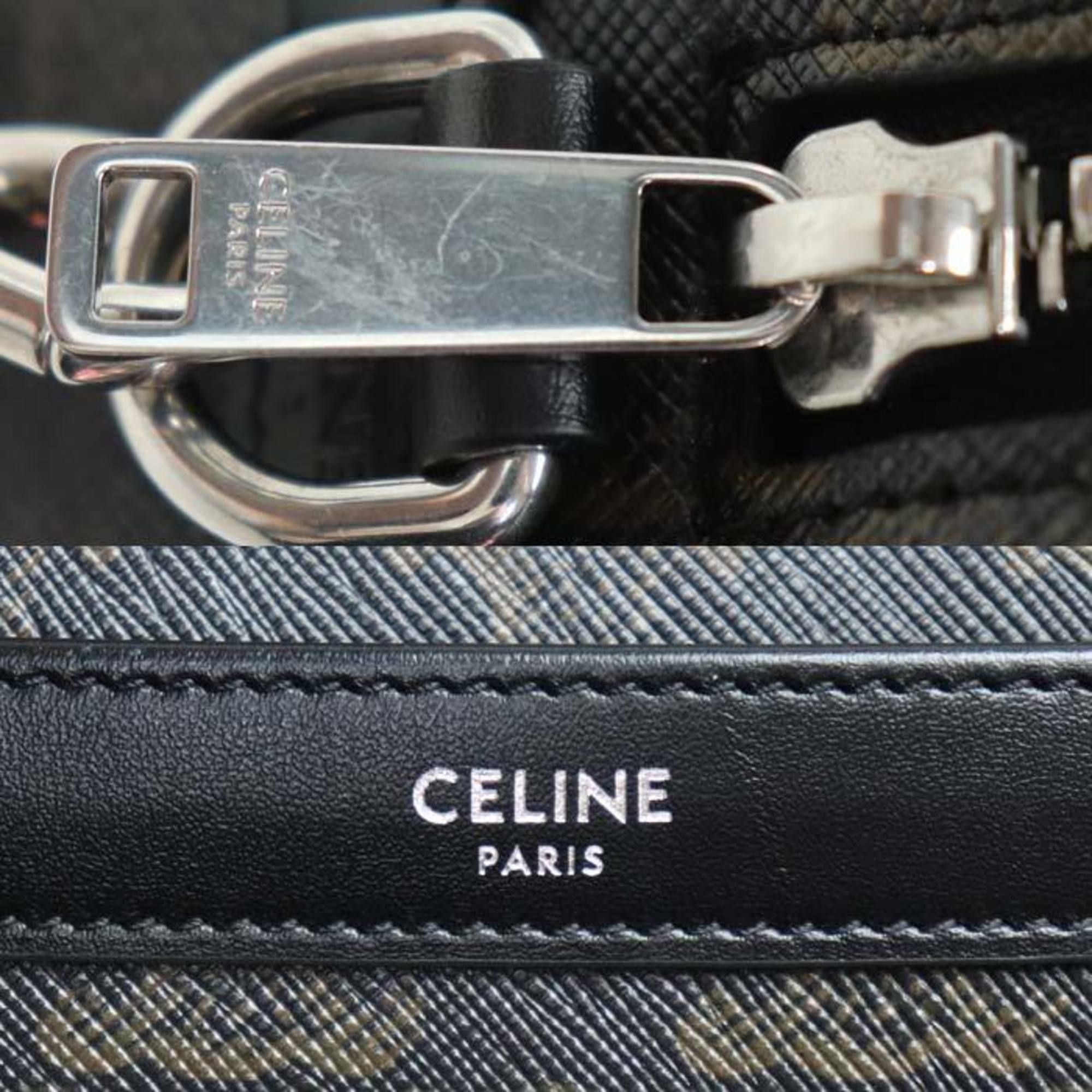 Celine Black Pvc Leather Shoulder Bag (Pre-Owned)
