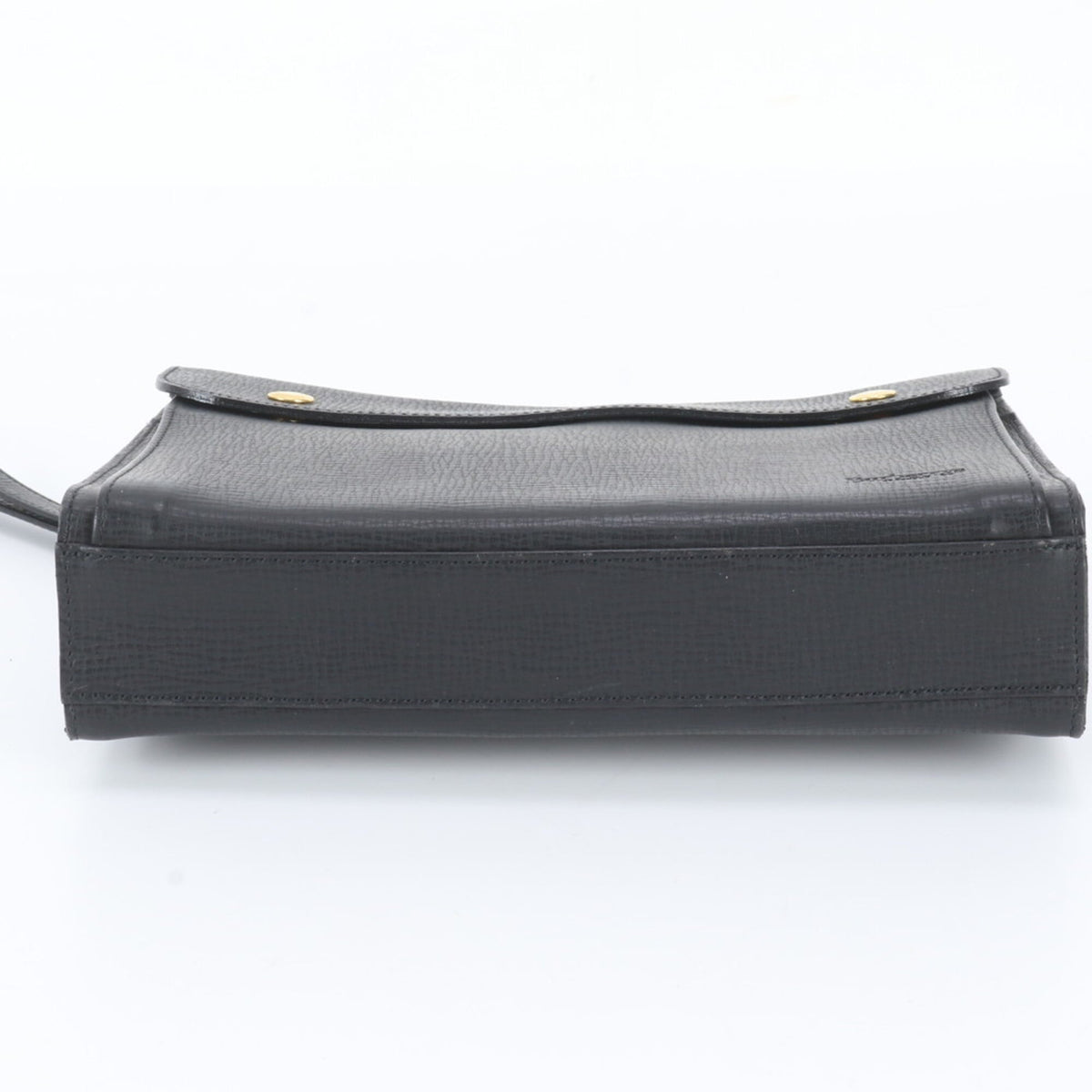 Burberry Black Leather Clutch Bag (Pre-Owned)