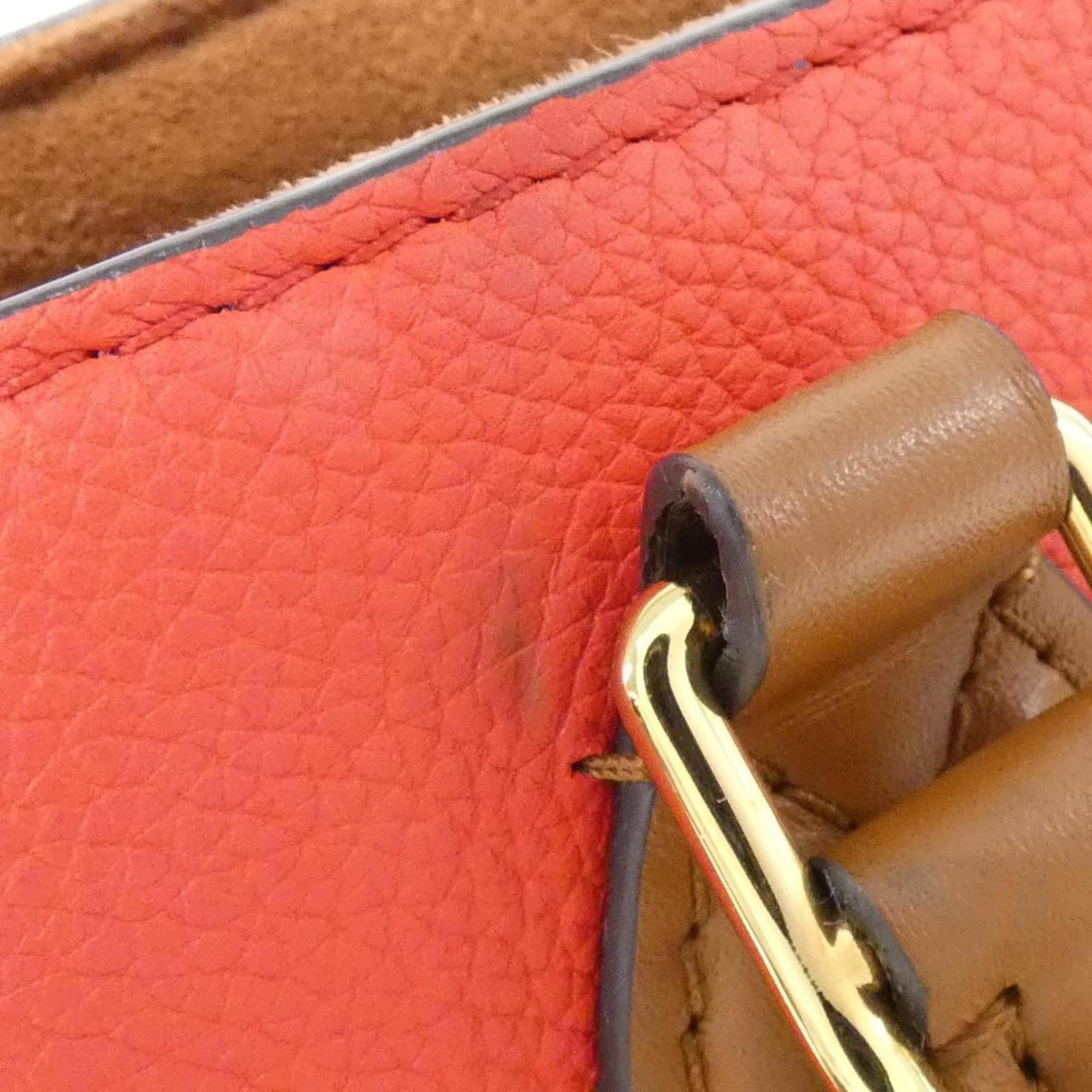 Louis Vuitton Monogram Black Cerise Cream Noir Coated Canvas Leather Handbag (Pre-Owned)