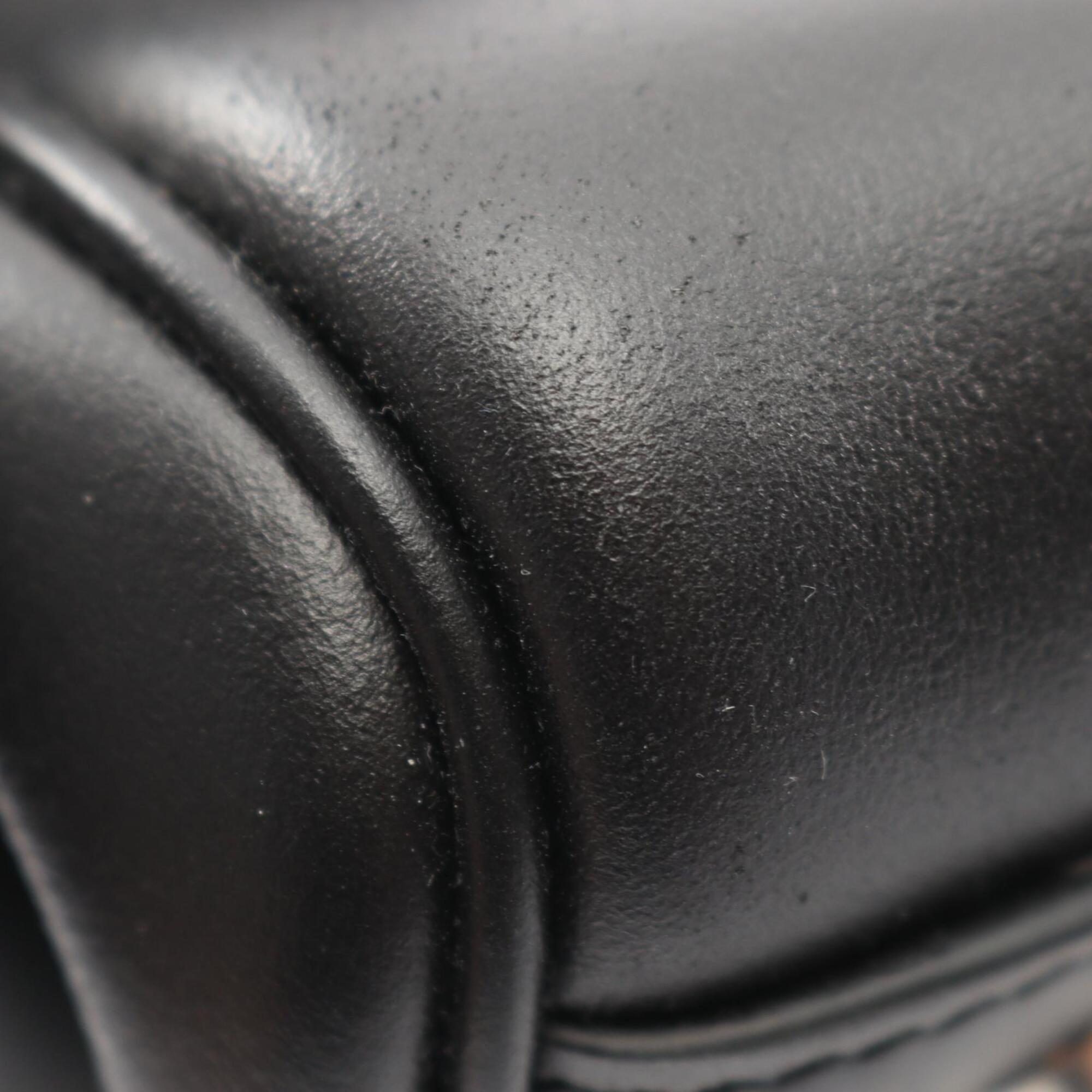 Balenciaga Black Leather Handbag Tote Bag (Pre-Owned)