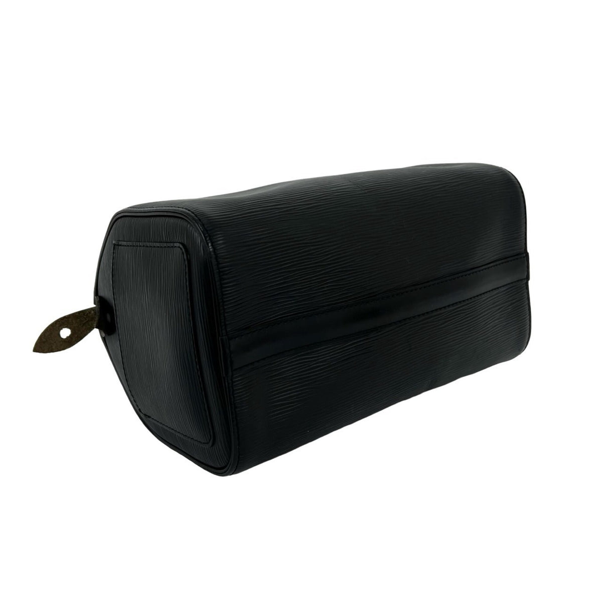 Louis Vuitton Black Leather Boston Bag Handbag (Pre-Owned)