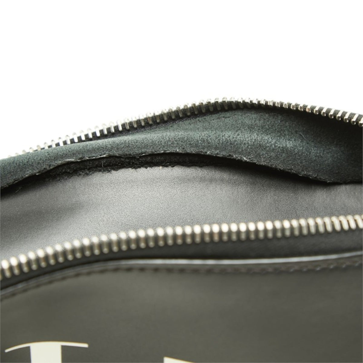 Valentino Black Leather Shoulder Bag Sling Bag (Pre-Owned)