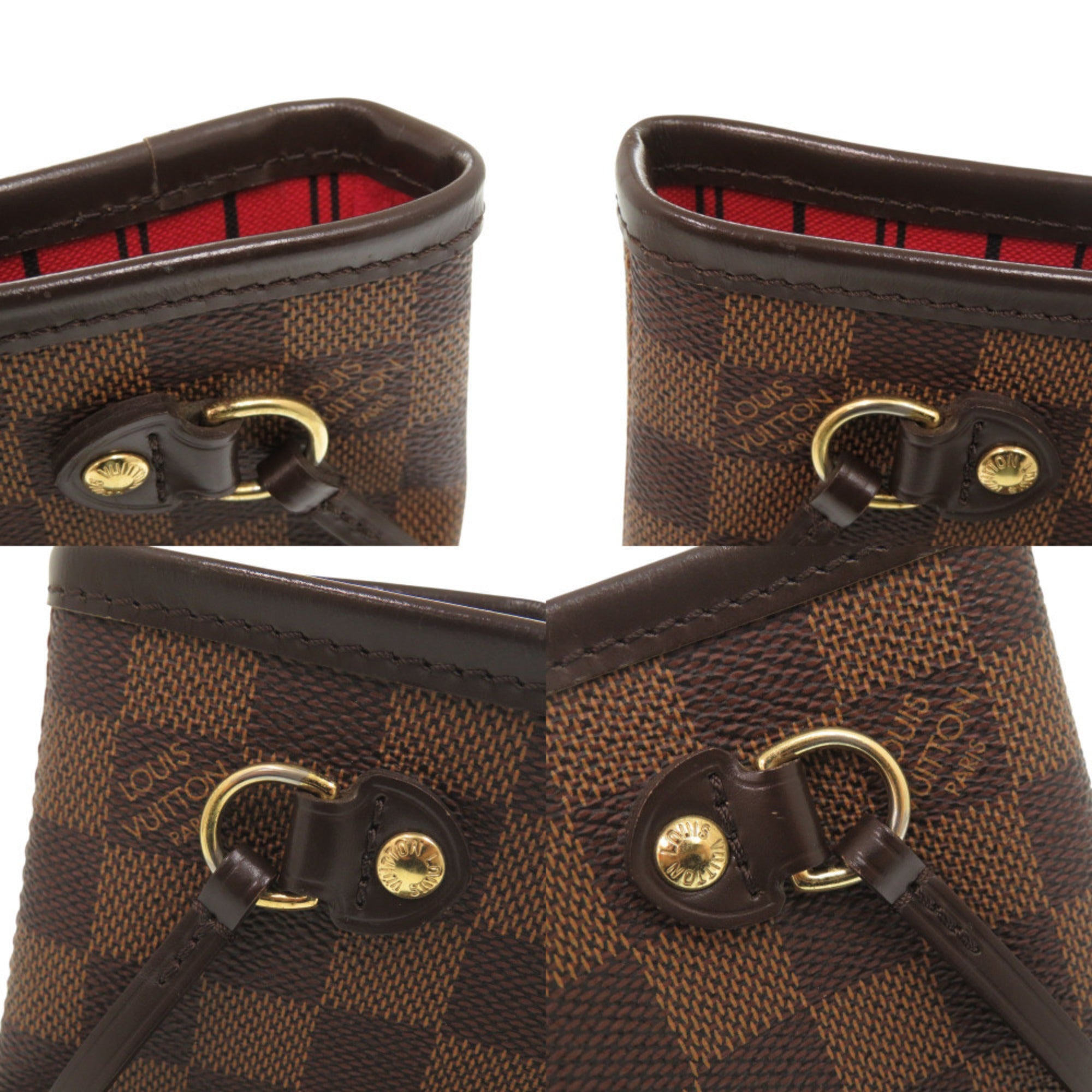 Louis Vuitton Brown Damier Canvas Tote Bag (Pre-Owned)