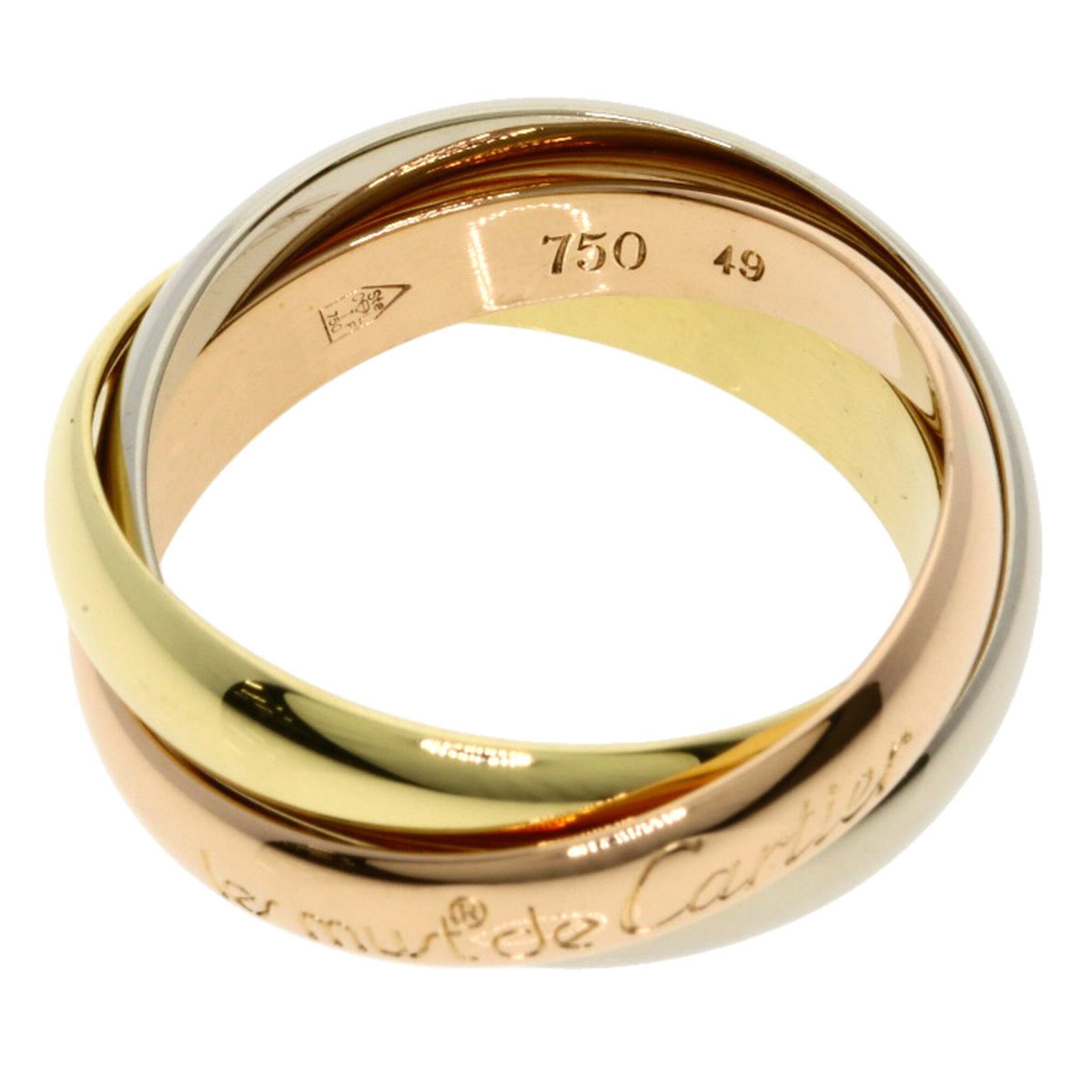 Cartier Yellow Gold (18K) Pink Gold (18K) White Gold (18K) Band Ring (Pre-Owned)