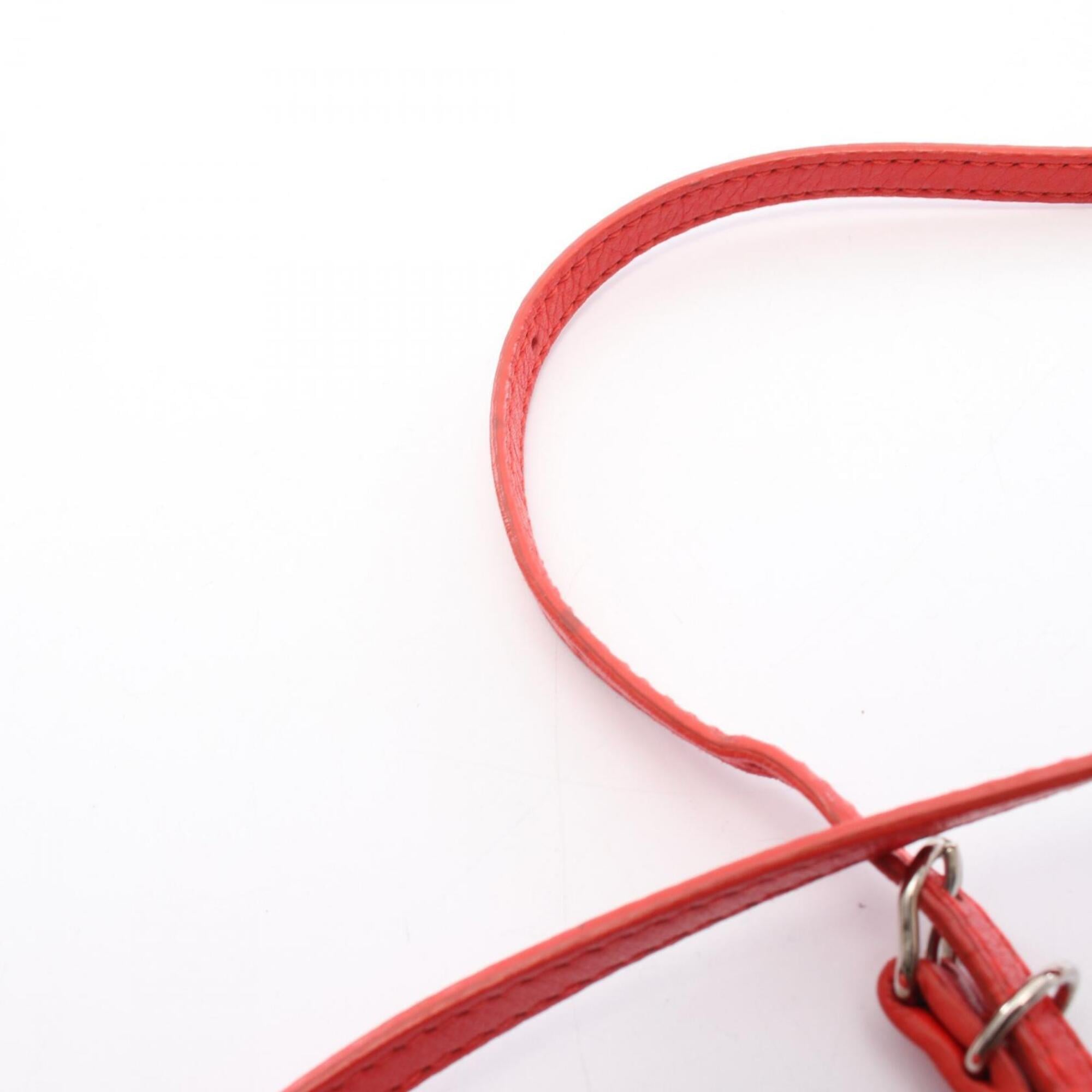 Balenciaga Red Color Leather Handbag (Pre-Owned)