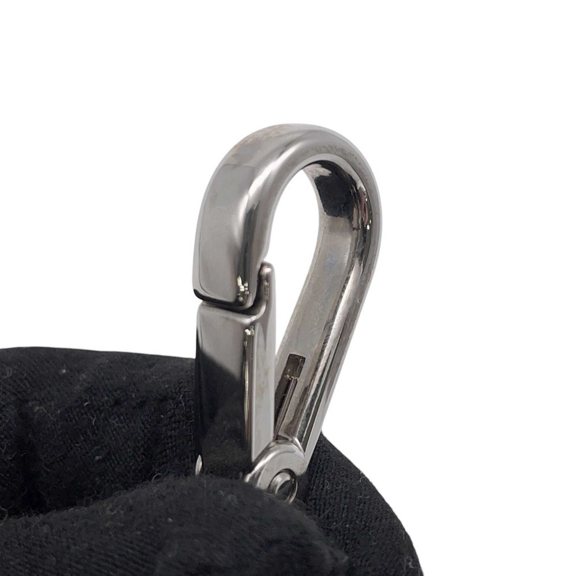 Fendi Baguette Silver Leather Pouch (Pre-Owned)