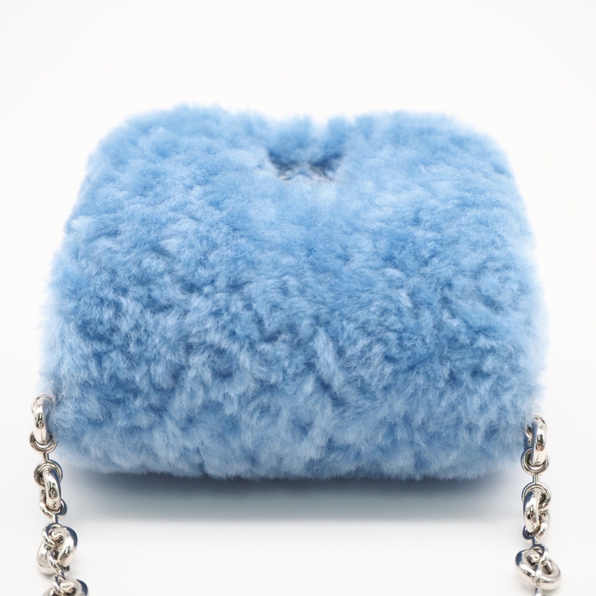 Loewe Blue Leather Shoulder Bag (Pre-Owned)