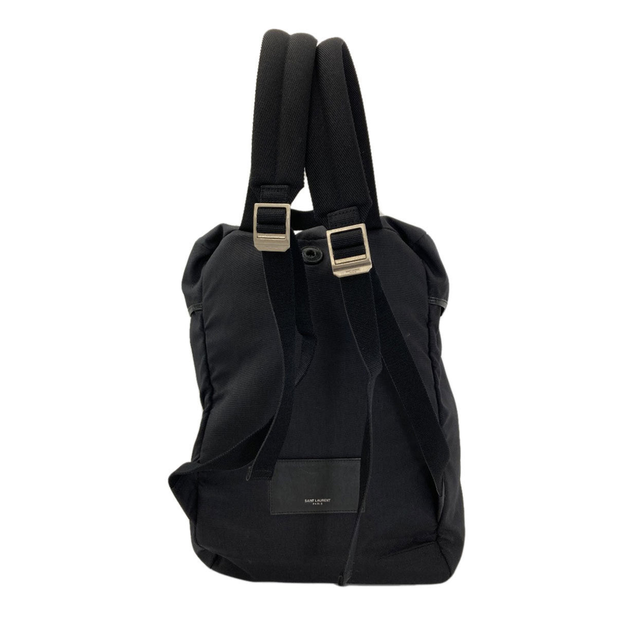 Saint Laurent Black Canvas Backpack (Pre-Owned)