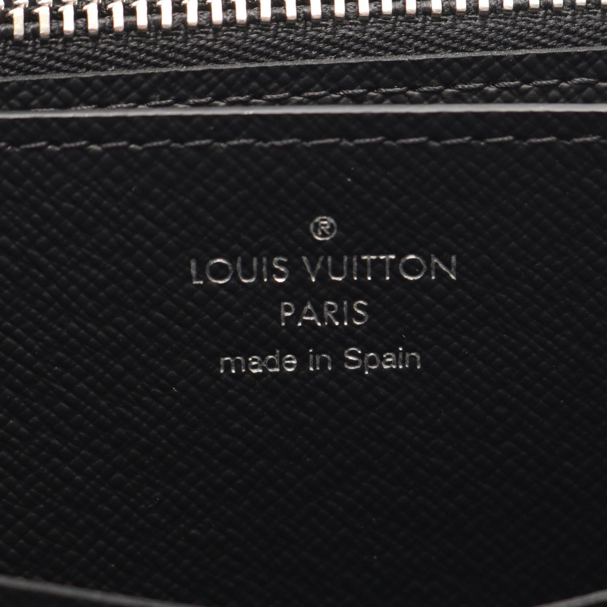 Louis Vuitton Black Damier Graphite Leather Pvc Long Wallet (Bi-Fold) (Pre-Owned)
