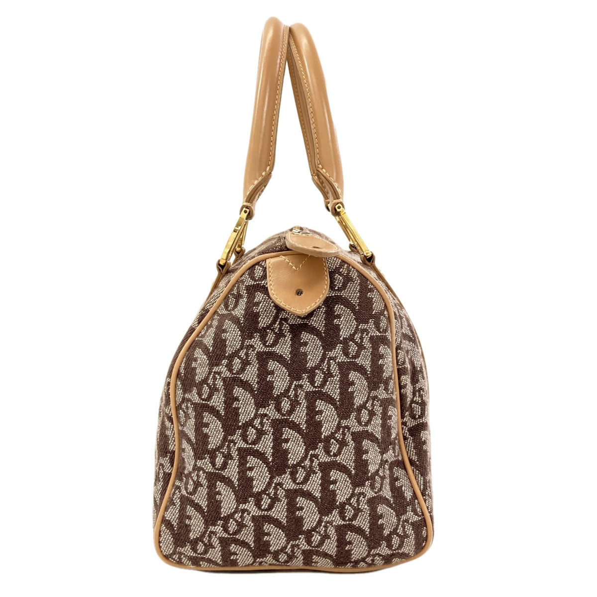 Christian Dior Brown Canvas Handbag (Pre-Owned)