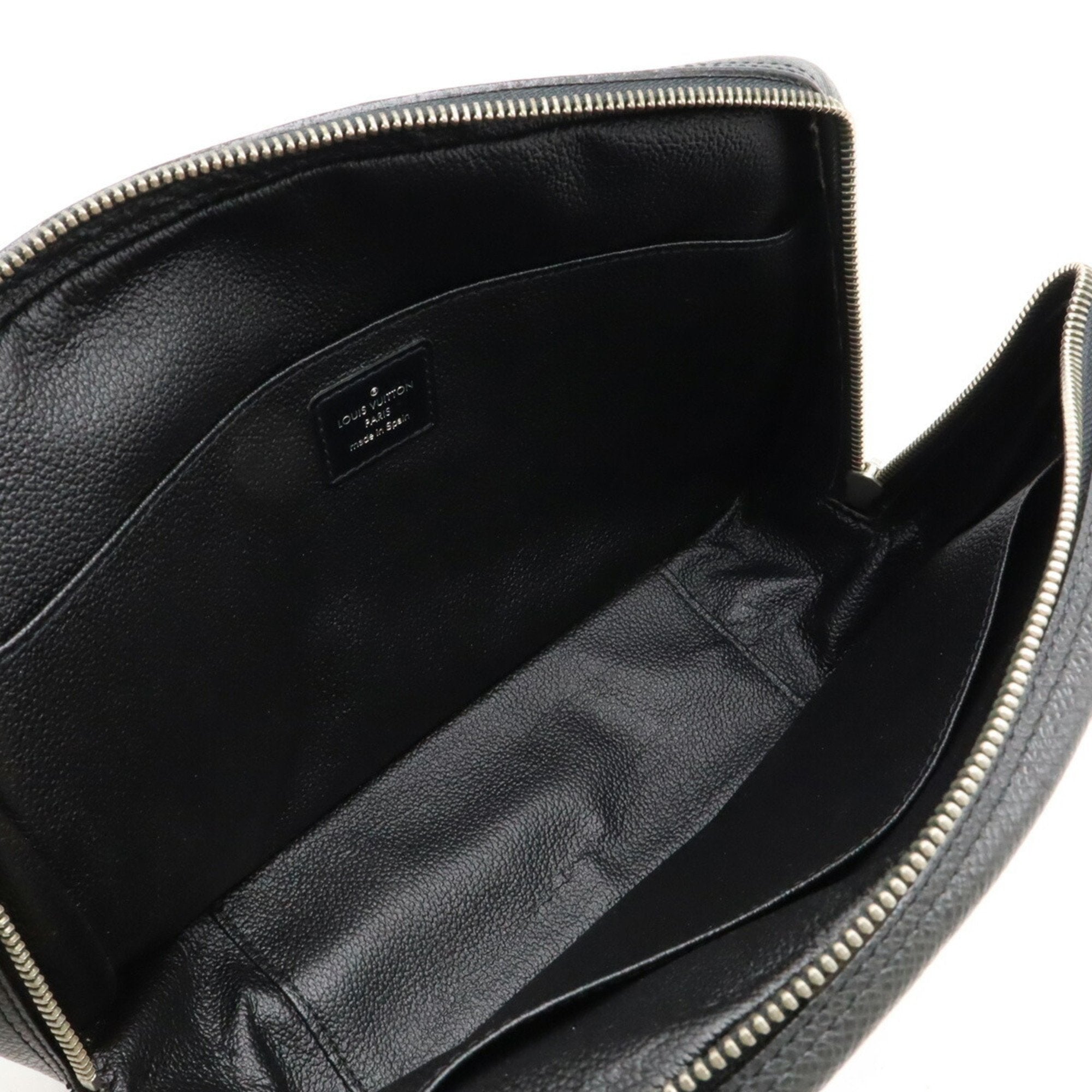 Louis Vuitton Ardoise Taiga Leather Pouch (Pre-Owned)