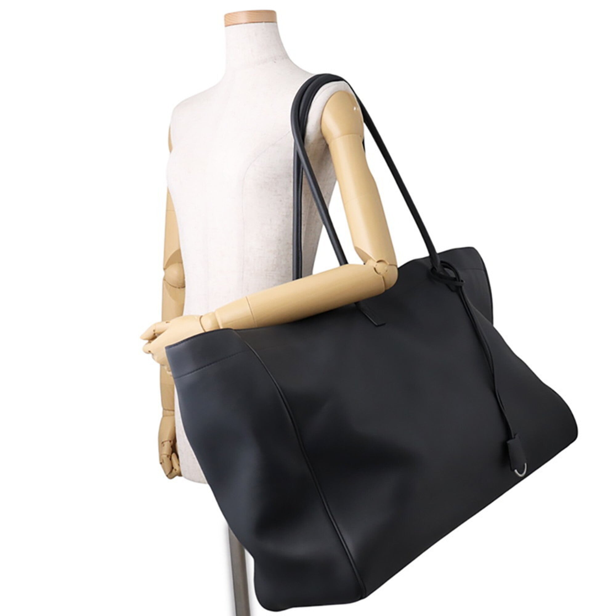 Balenciaga Gray Leather Tote Bag (Pre-Owned)