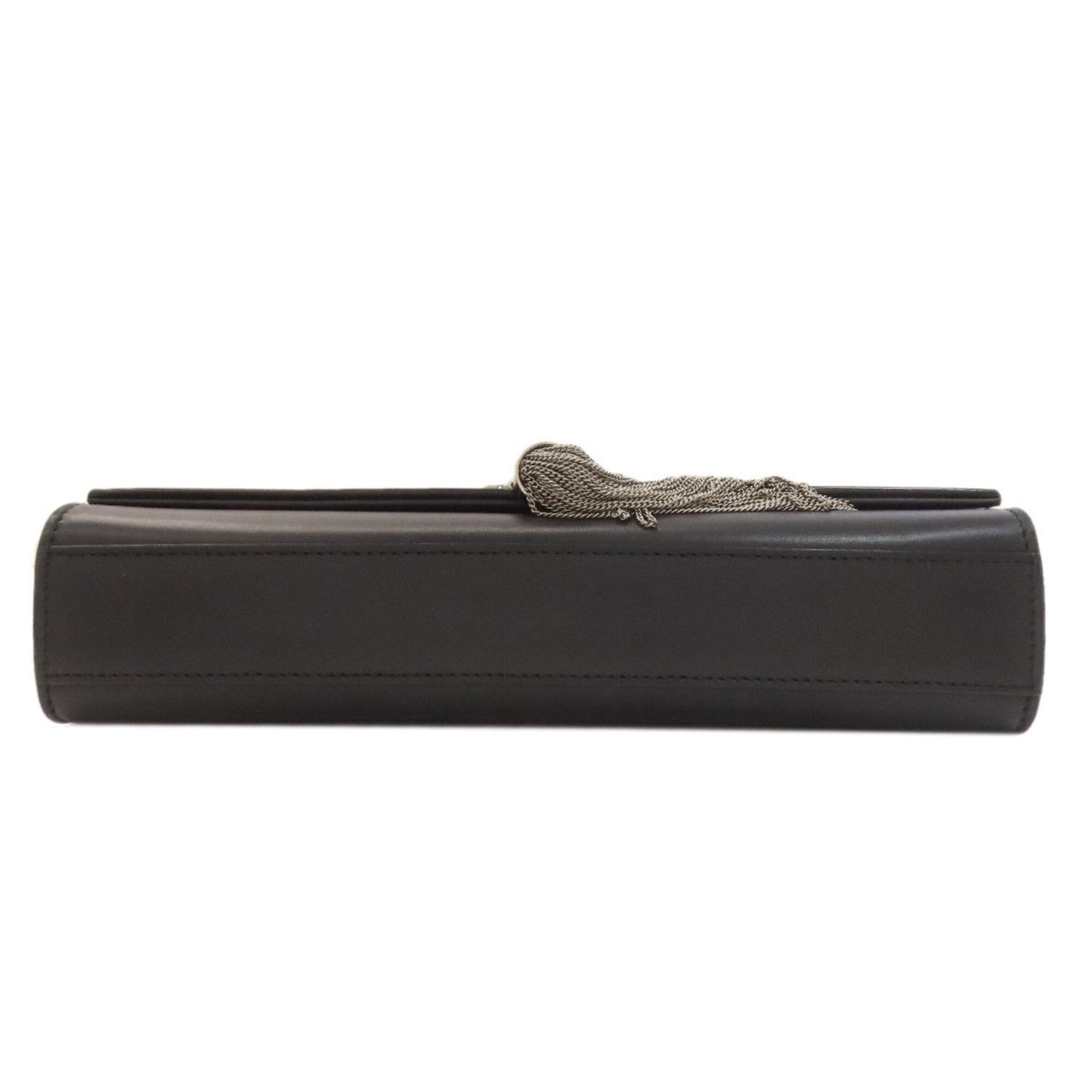Yves Saint Laurent Black Leather Shoulder Bag (Pre-Owned)