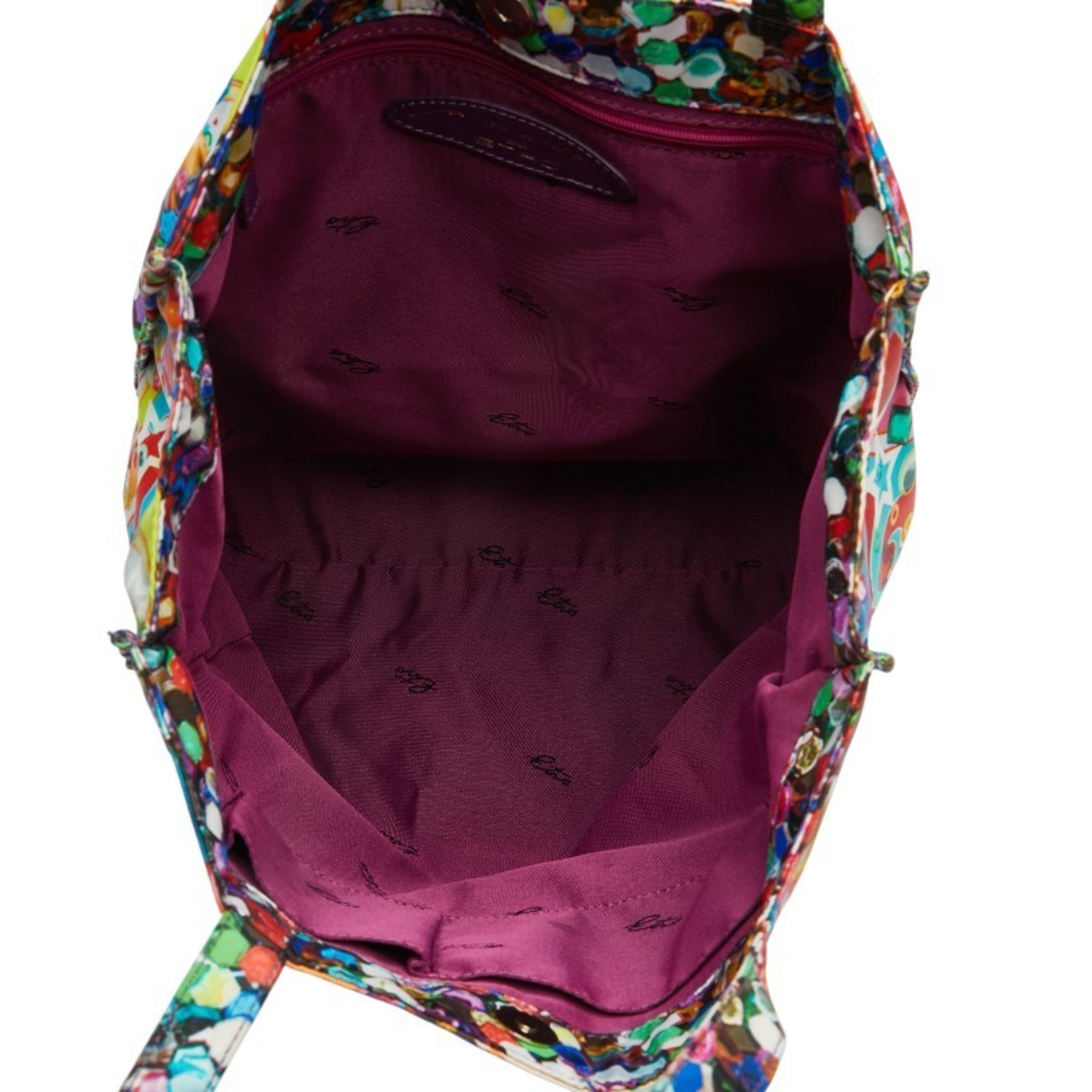Etro Blue Multi-Color Red Color Nylon Tote Bag (Pre-Owned)