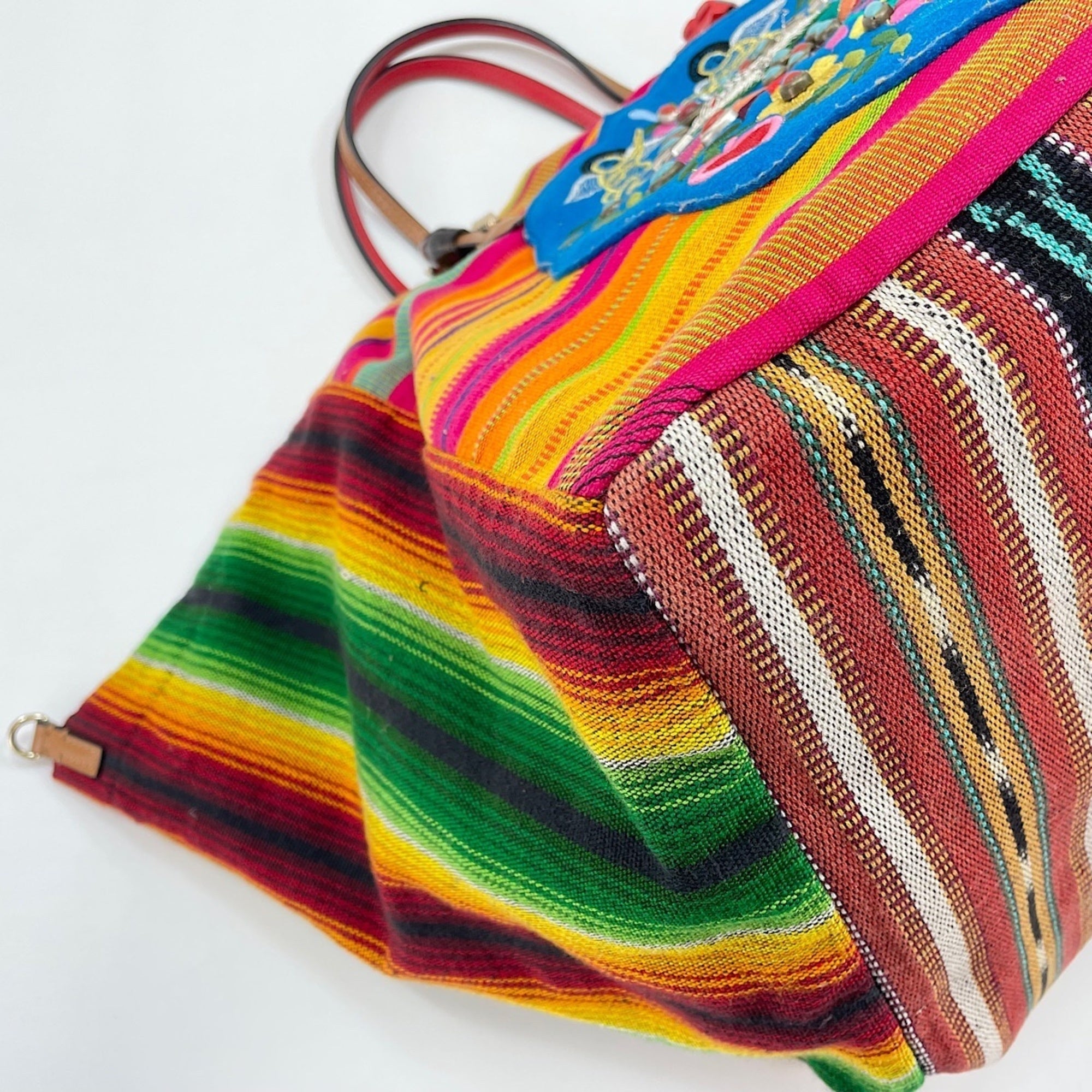 Christian Louboutin Multi-Color Canvas Tote Bag (Pre-Owned)