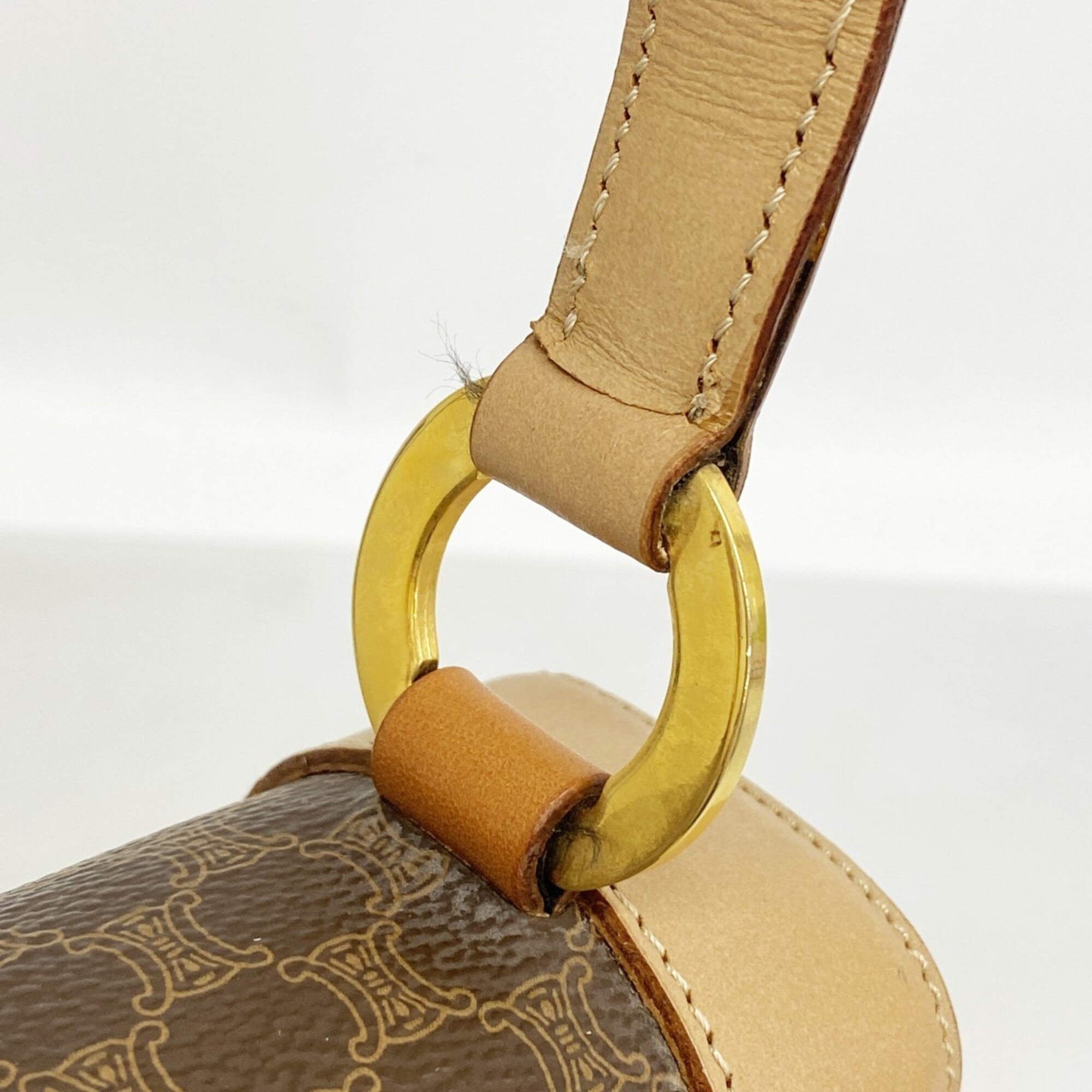 Celine Brown Pvc Handbag (Pre-Owned)