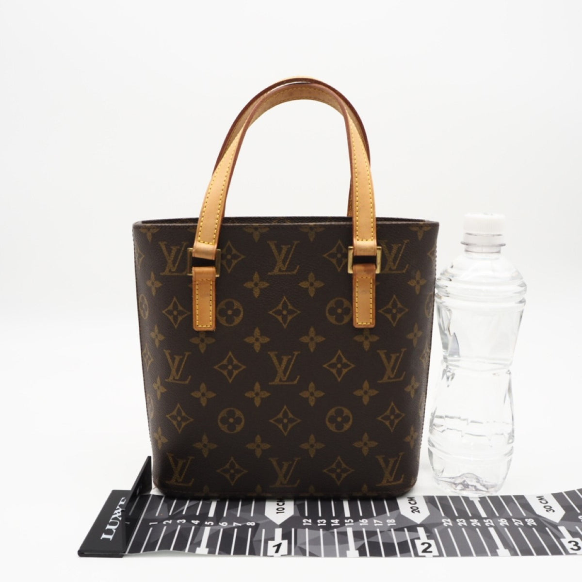 Louis Vuitton Monogram Brown Coated Canvas Leather Handbag (Pre-Owned)