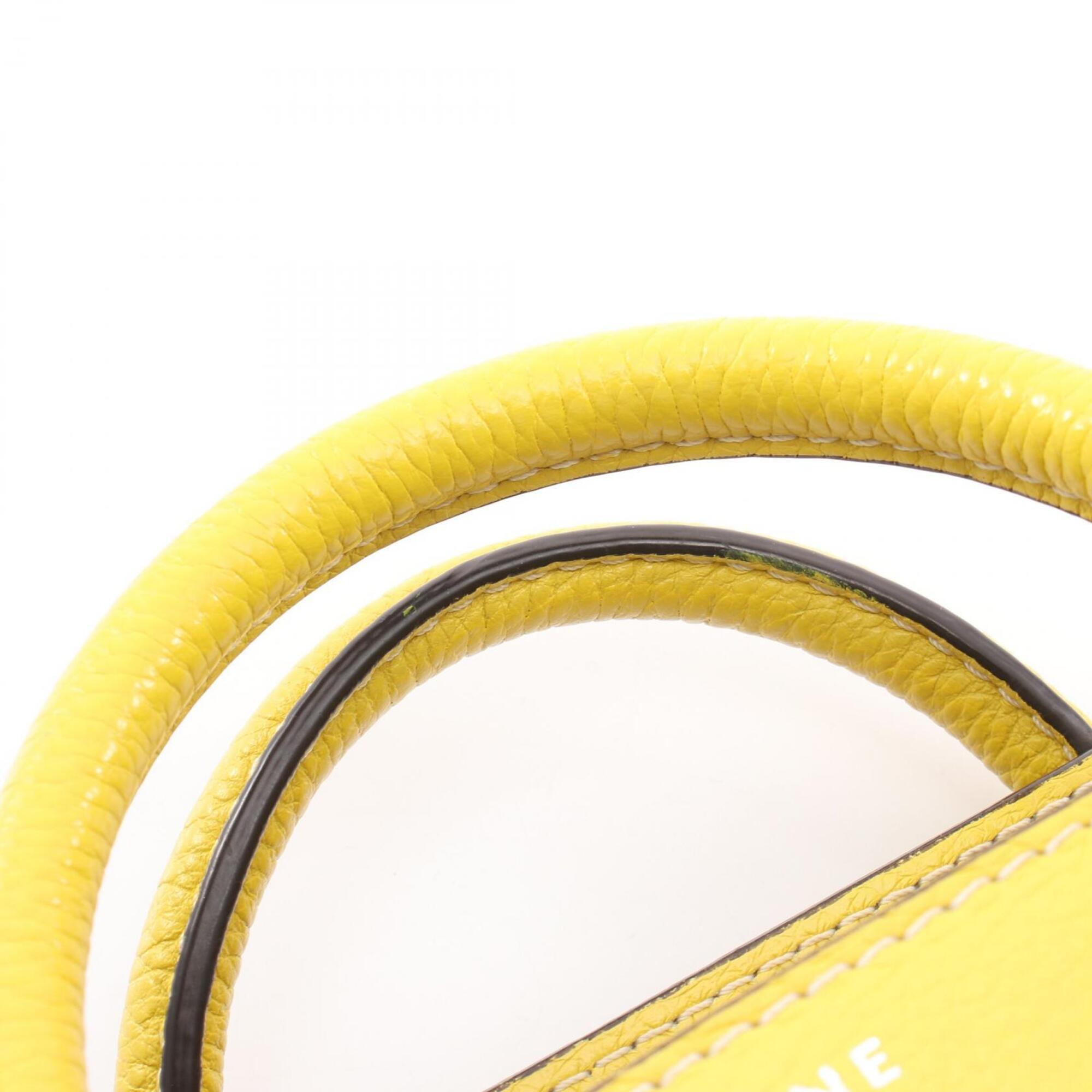 Celine Yellow Leather Handbag (Pre-Owned)