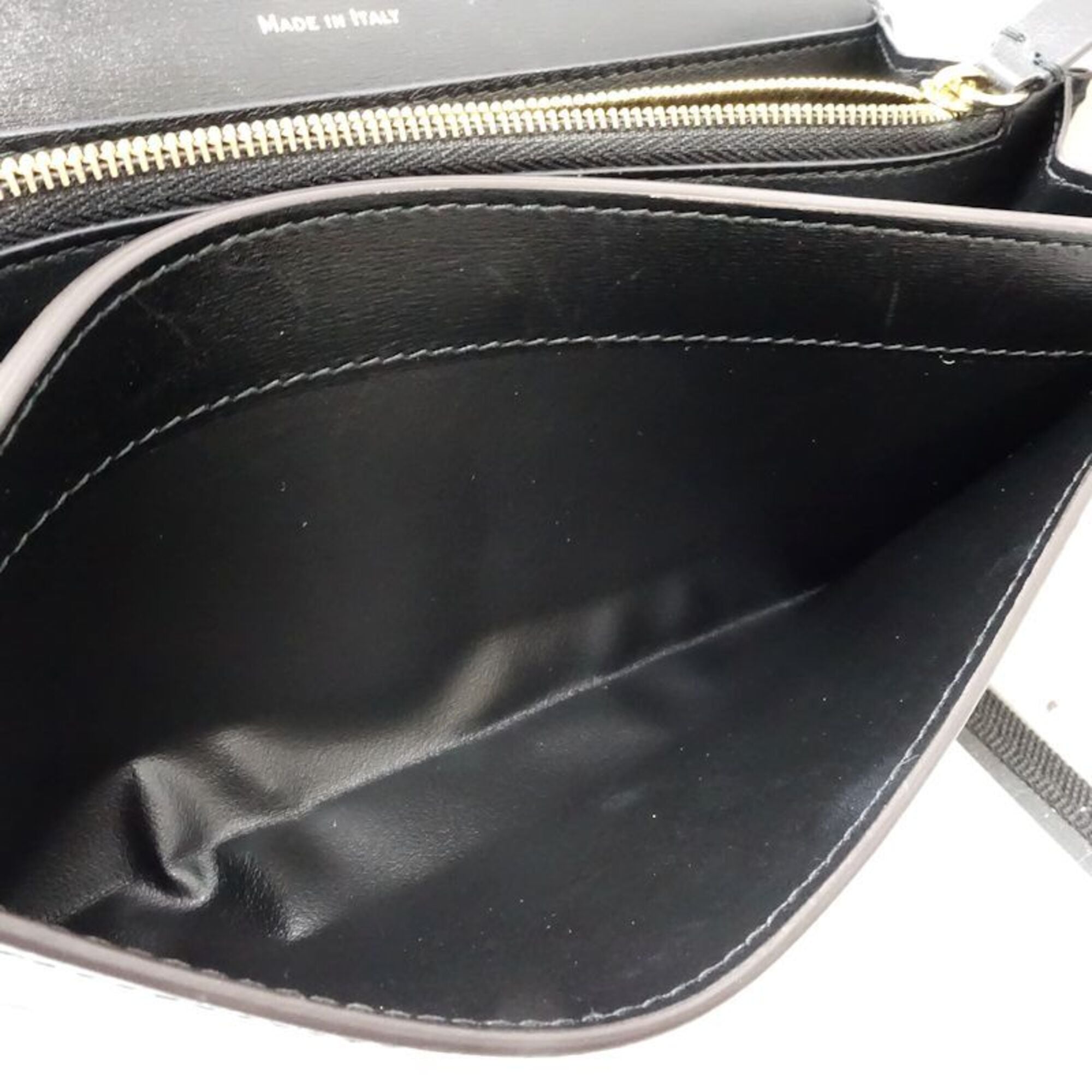 Cartier Black Leather Long Wallet (Bi-Fold) (Pre-Owned)