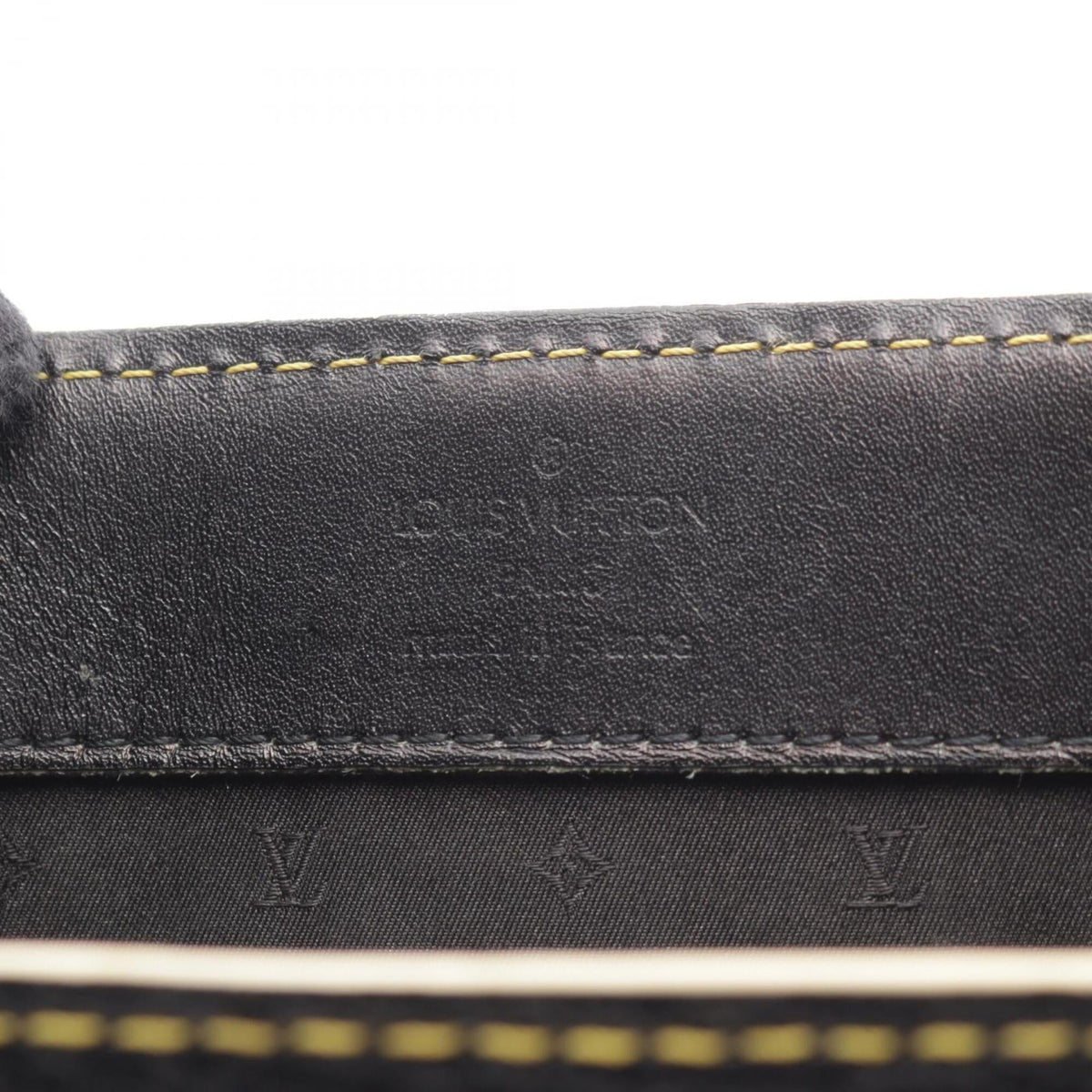 Louis Vuitton Black Noir Leather Handbag (Pre-Owned)