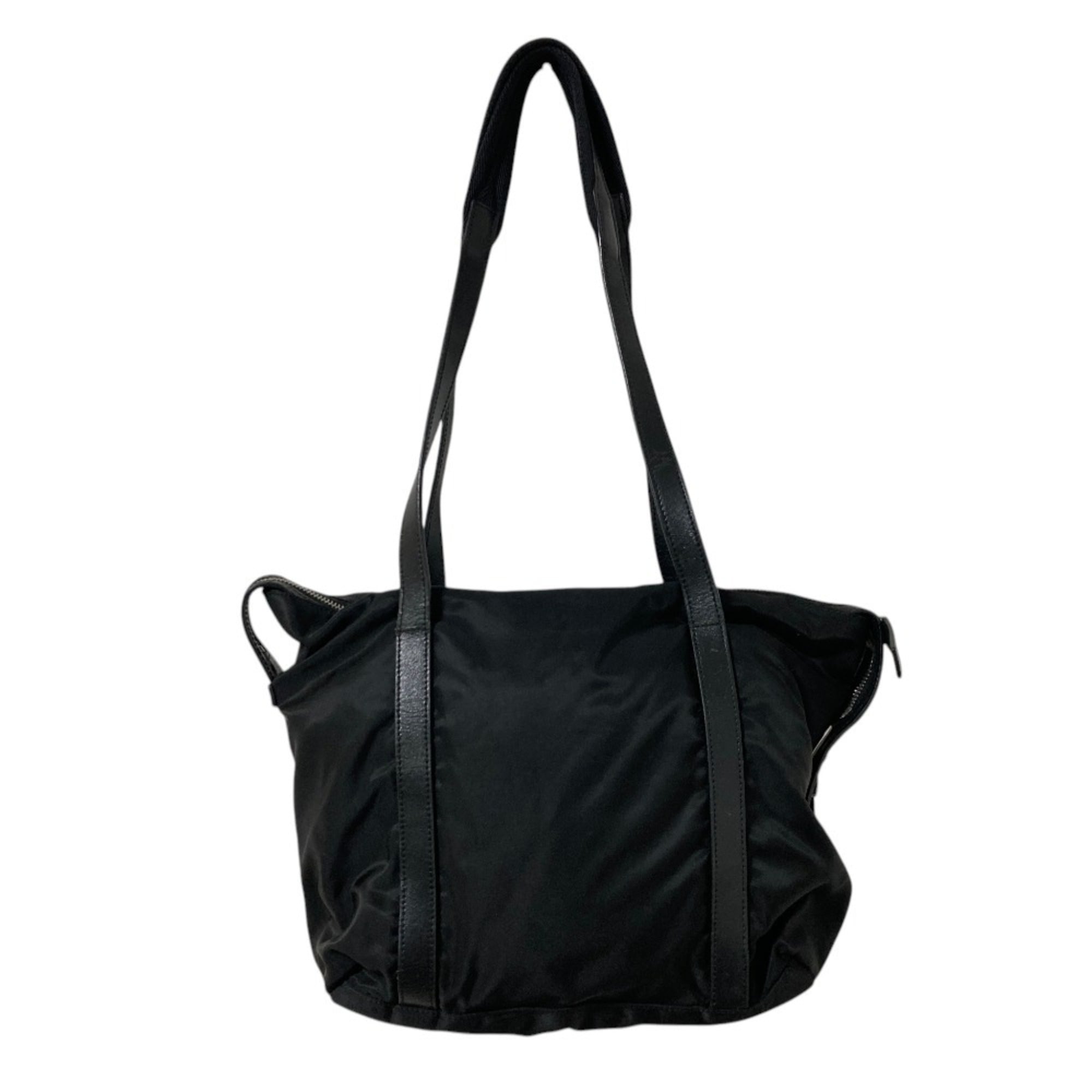 Prada Black Nylon Tote Bag (Pre-Owned)