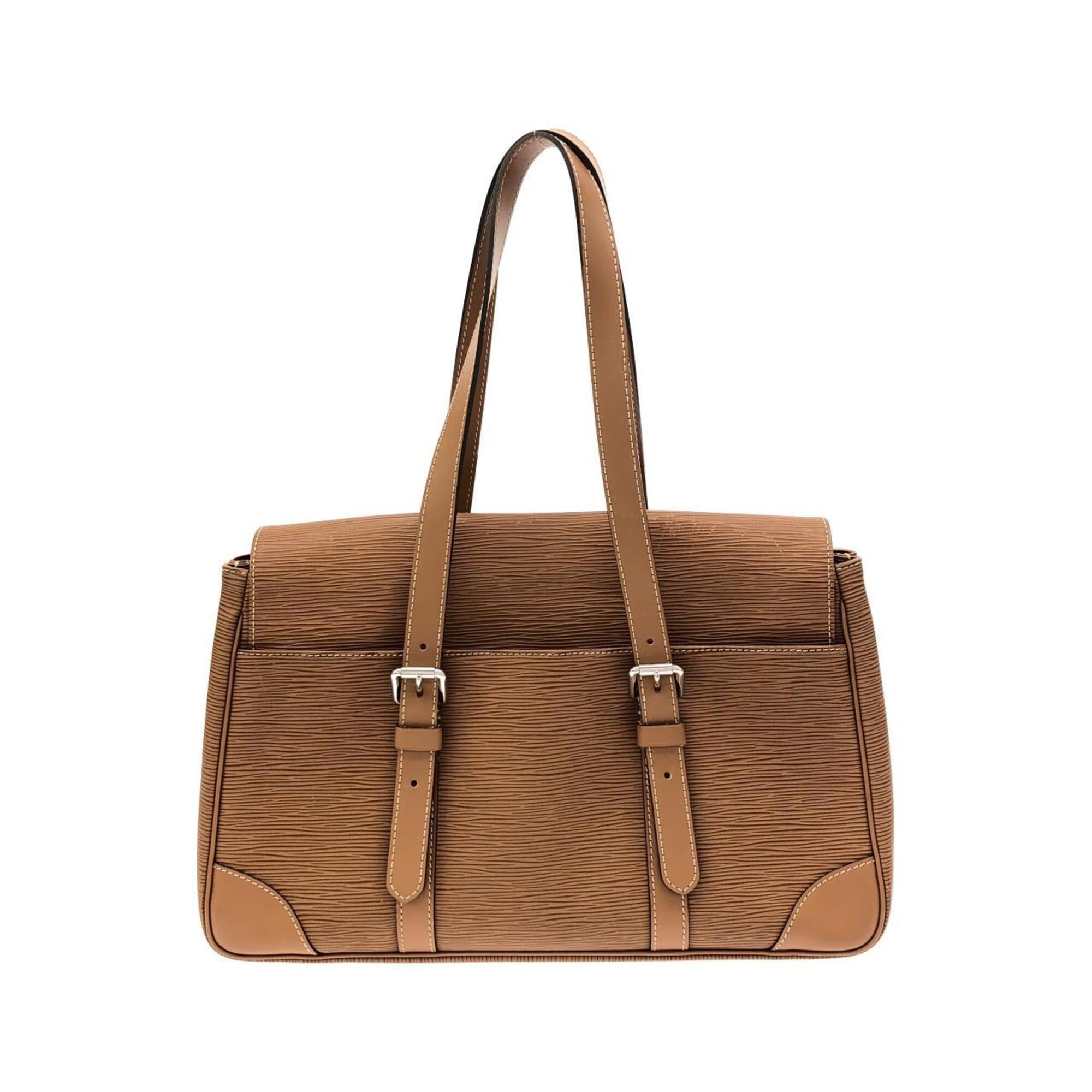 Louis Vuitton Epi Camel Leather Shoulder Bag (Pre-Owned)