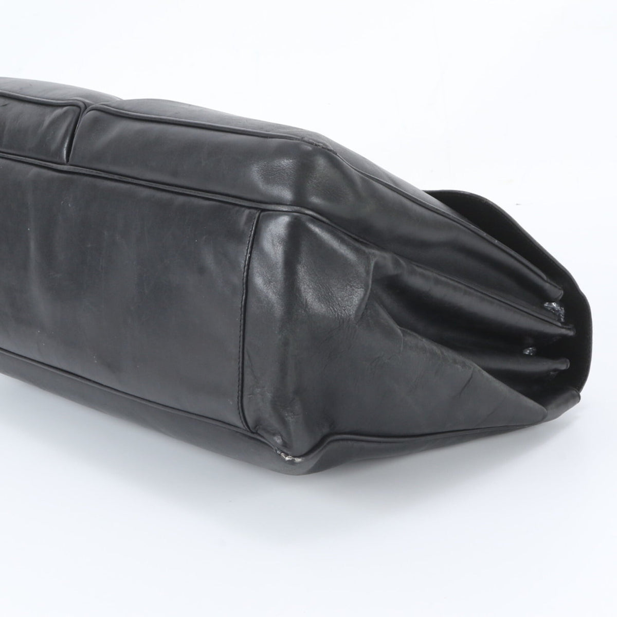 Prada Black Leather Briefcase (Pre-Owned)