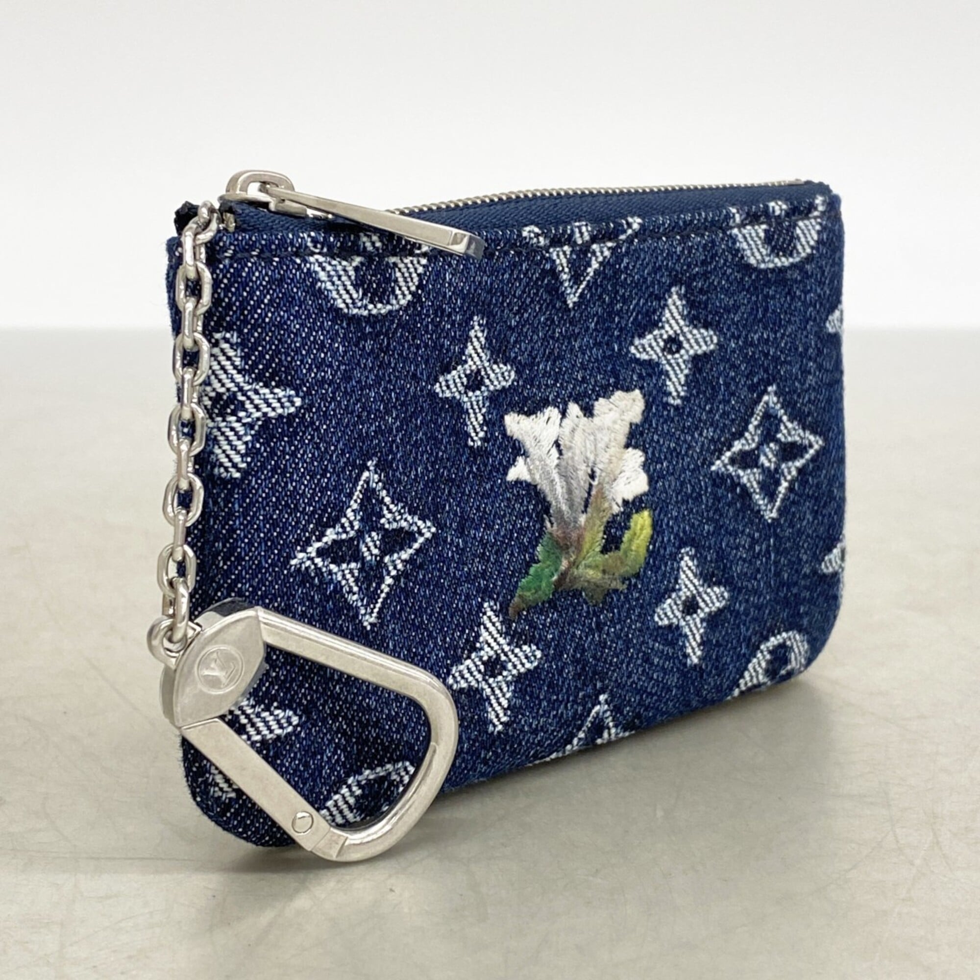 Louis Vuitton Blue Coin Purse/Coin Case (Pre-Owned)