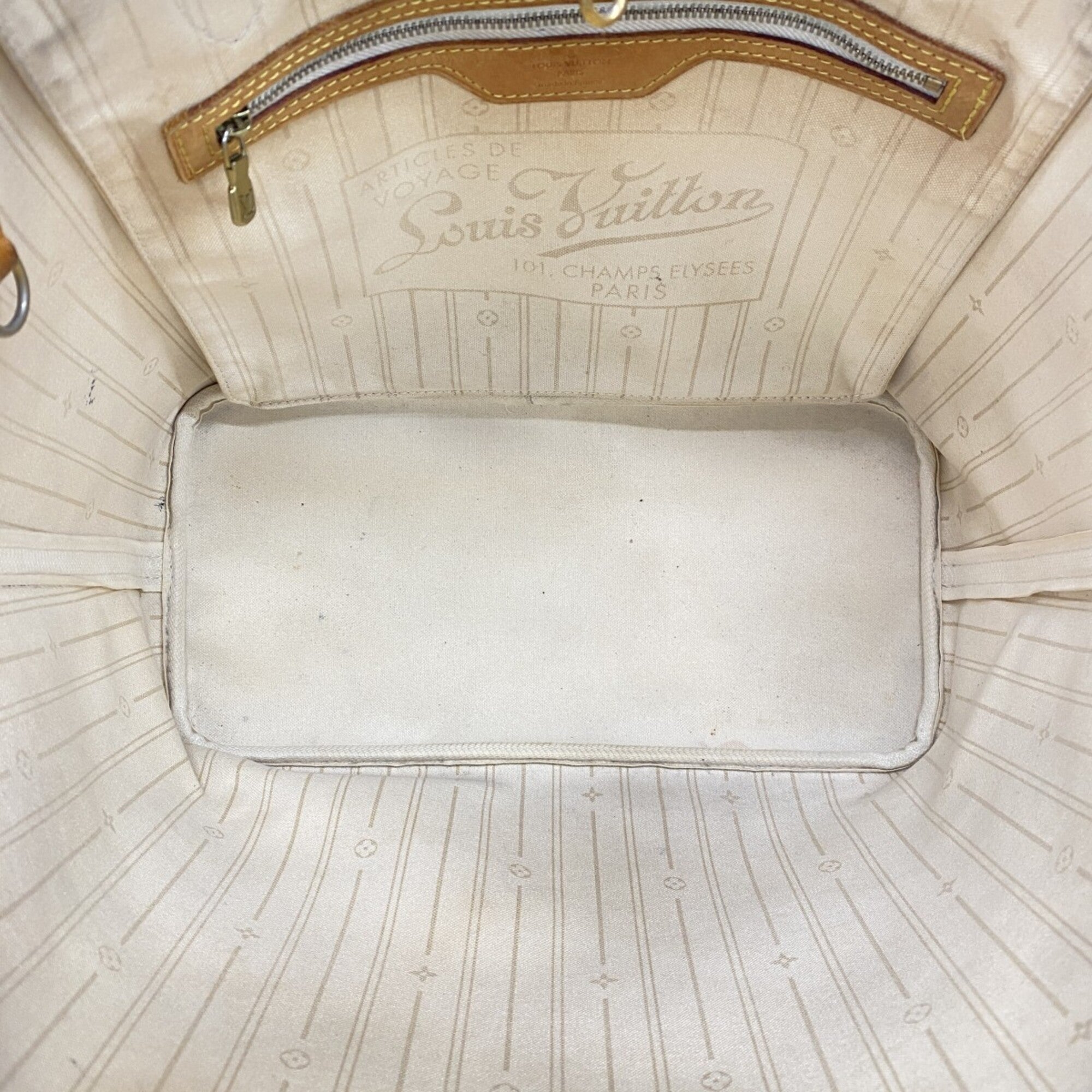 Louis Vuitton White Tote Bag (Pre-Owned)