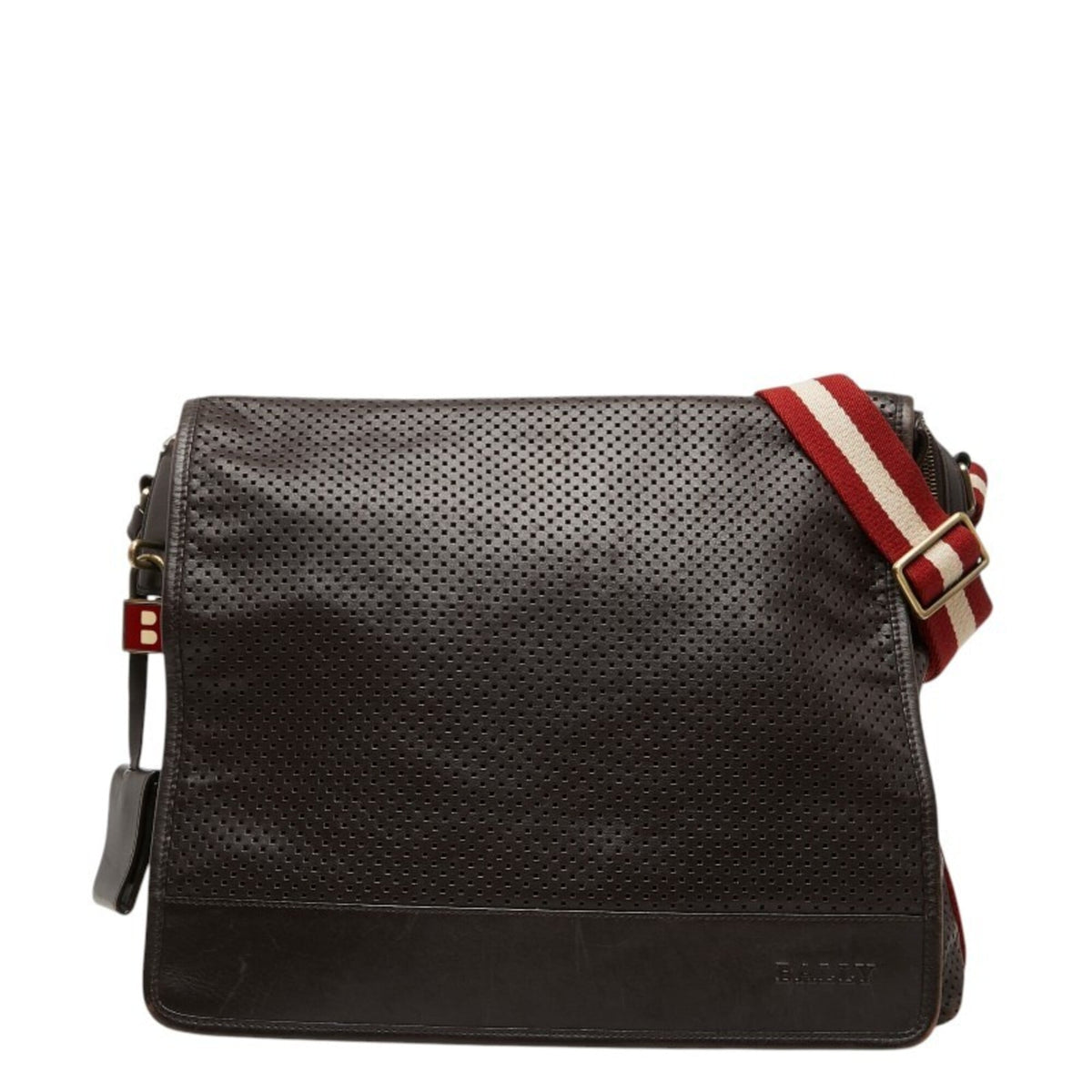 Bally Brown Leather Shoulder Bag (Pre-Owned)