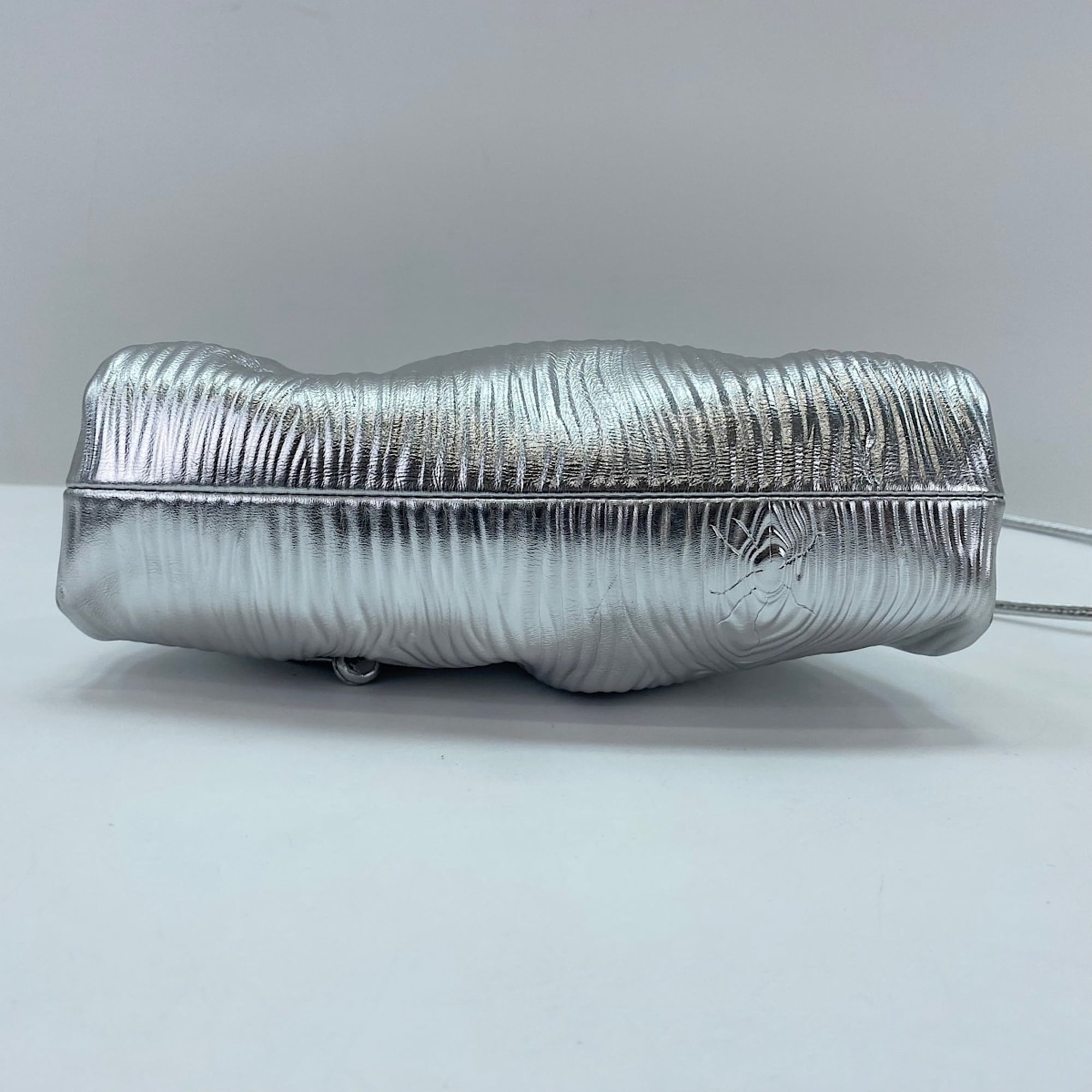 Bottega Veneta Silver Pouch (Pre-Owned)