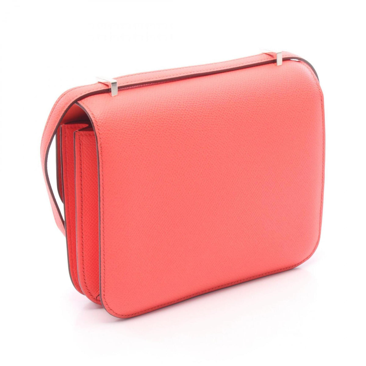 Hermes Red Color Epsom Leather Handbag Shoulder Bag (Pre-Owned)
