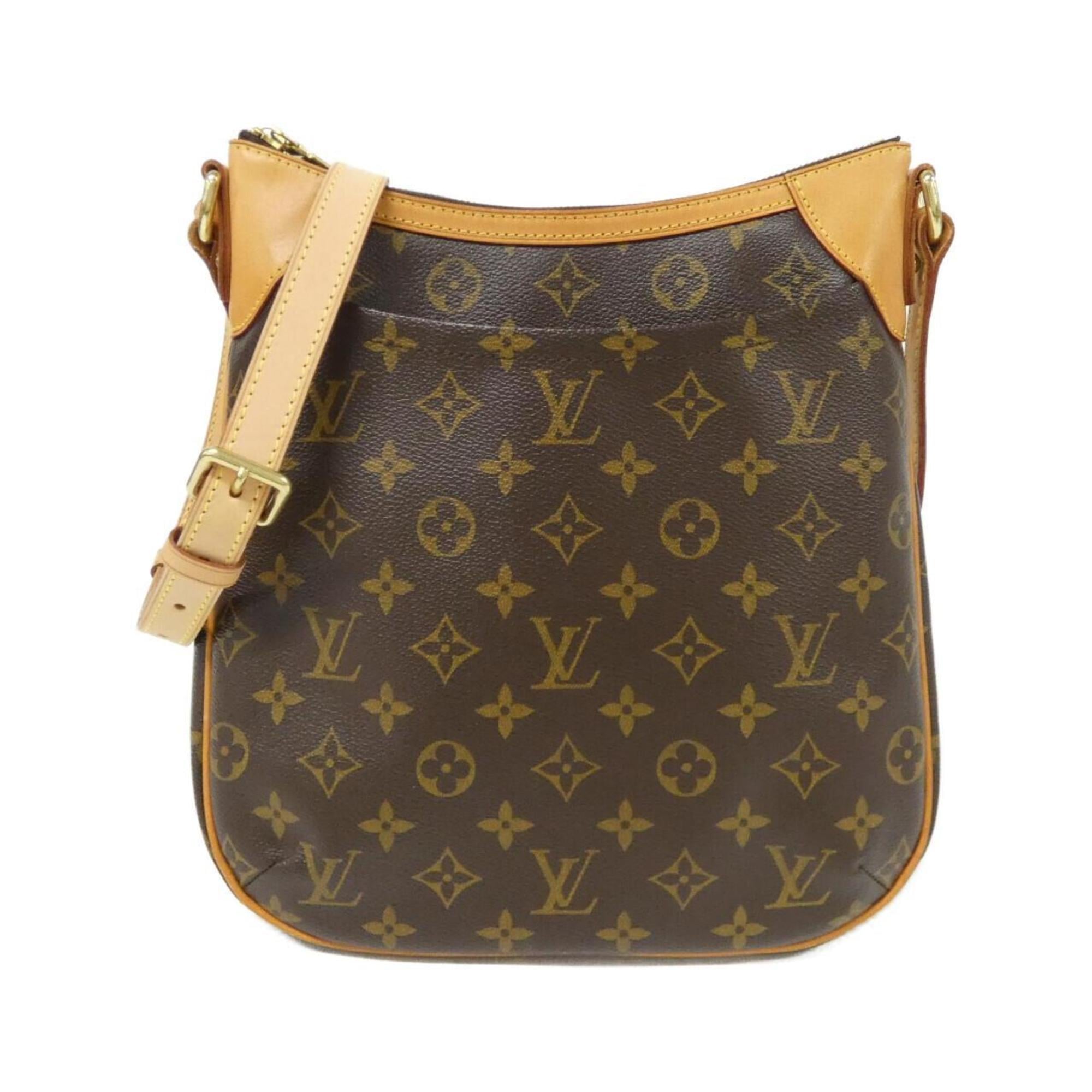 Louis Vuitton Marron Coated Canvas Shoulder Bag (Pre-Owned)