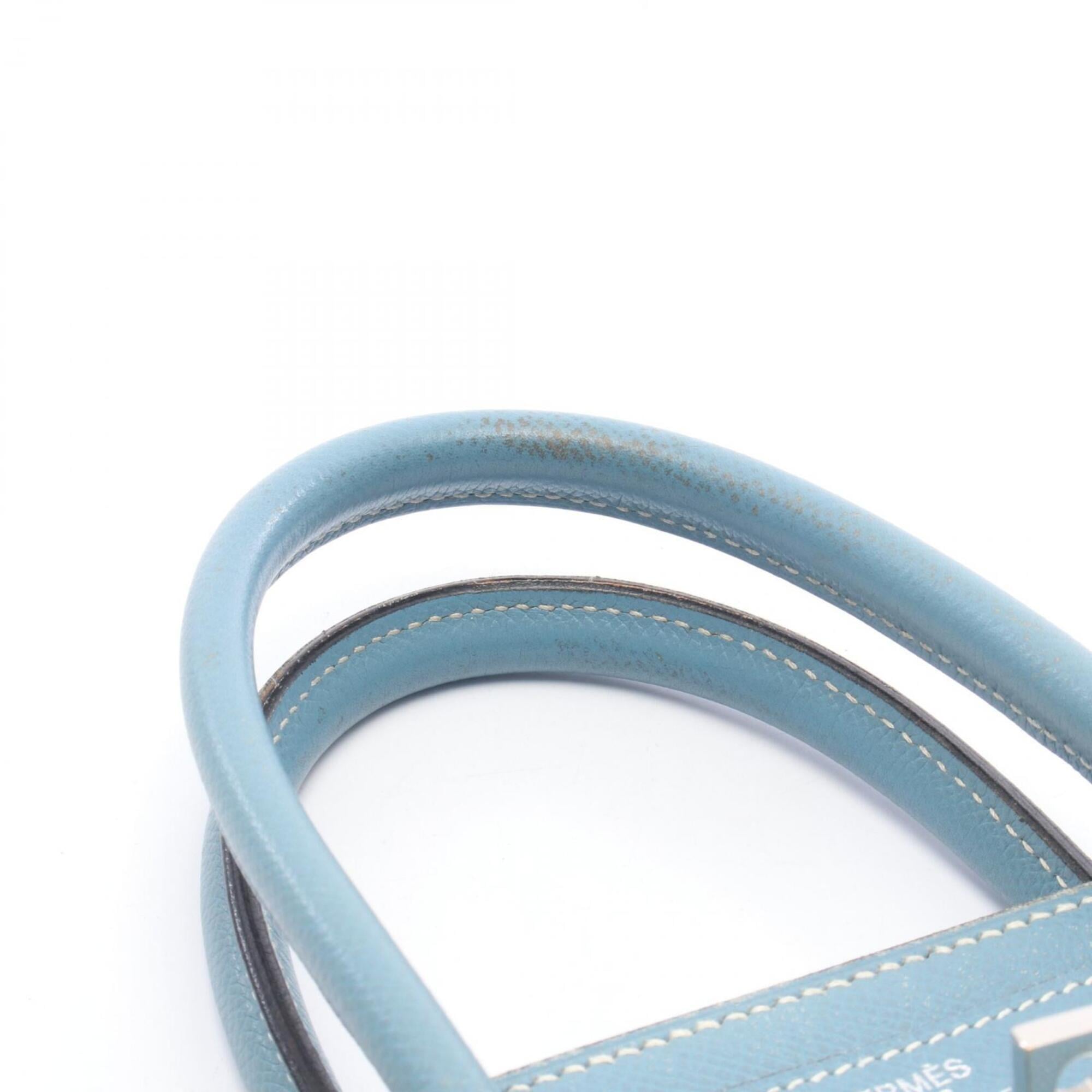 Hermes Blue Epsom Leather Handbag (Pre-Owned)