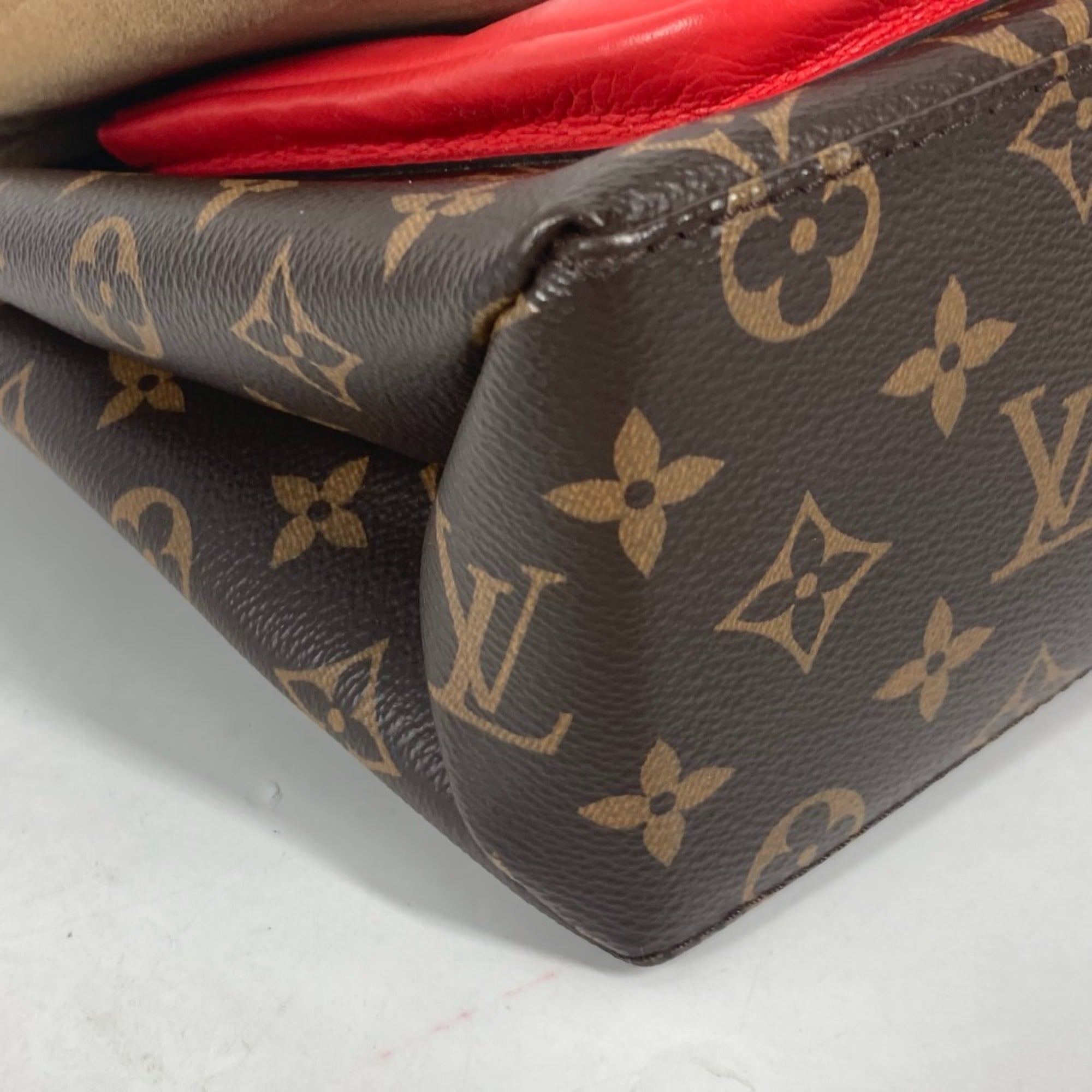 Louis Vuitton Coquelicots Monogram Handbag Shoulder Bag Tote Bag (Pre-Owned)