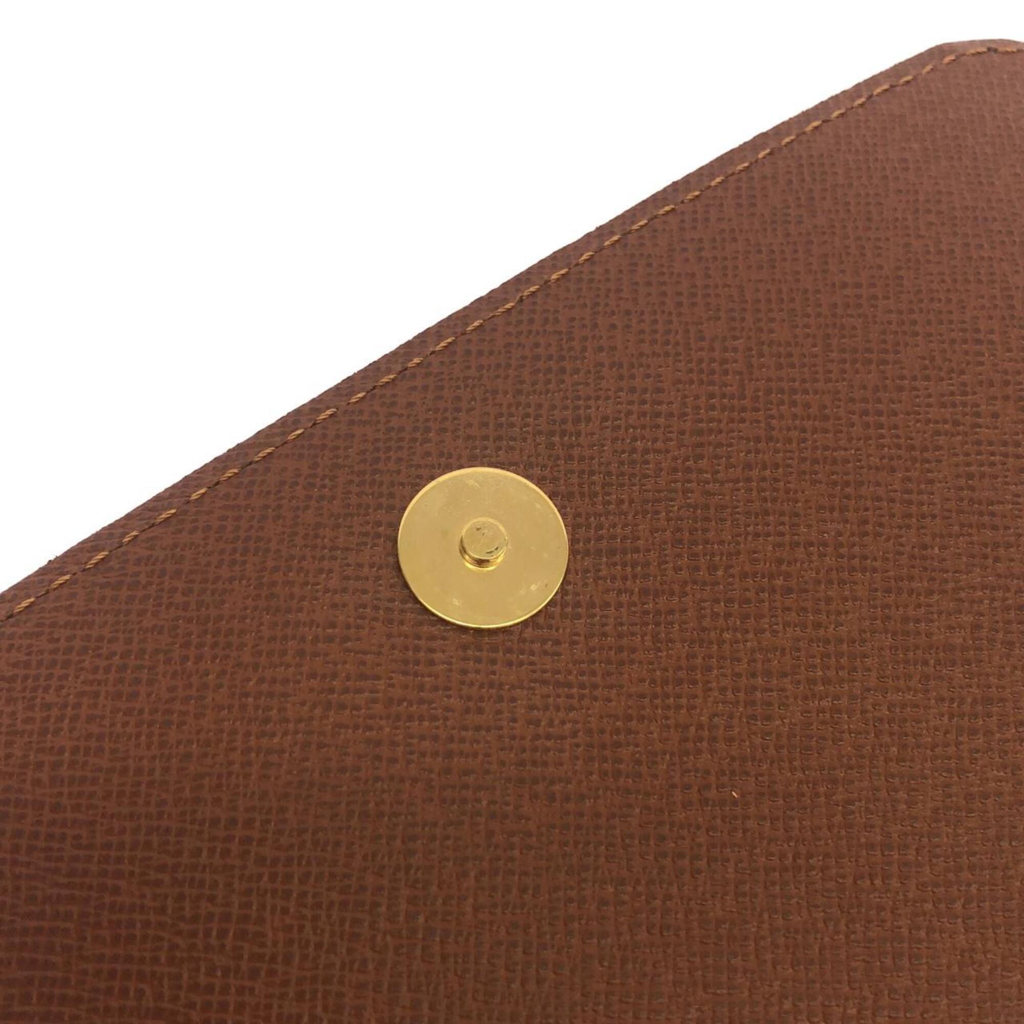 Louis Vuitton Brown Coated Canvas Shoulder Bag (Pre-Owned)