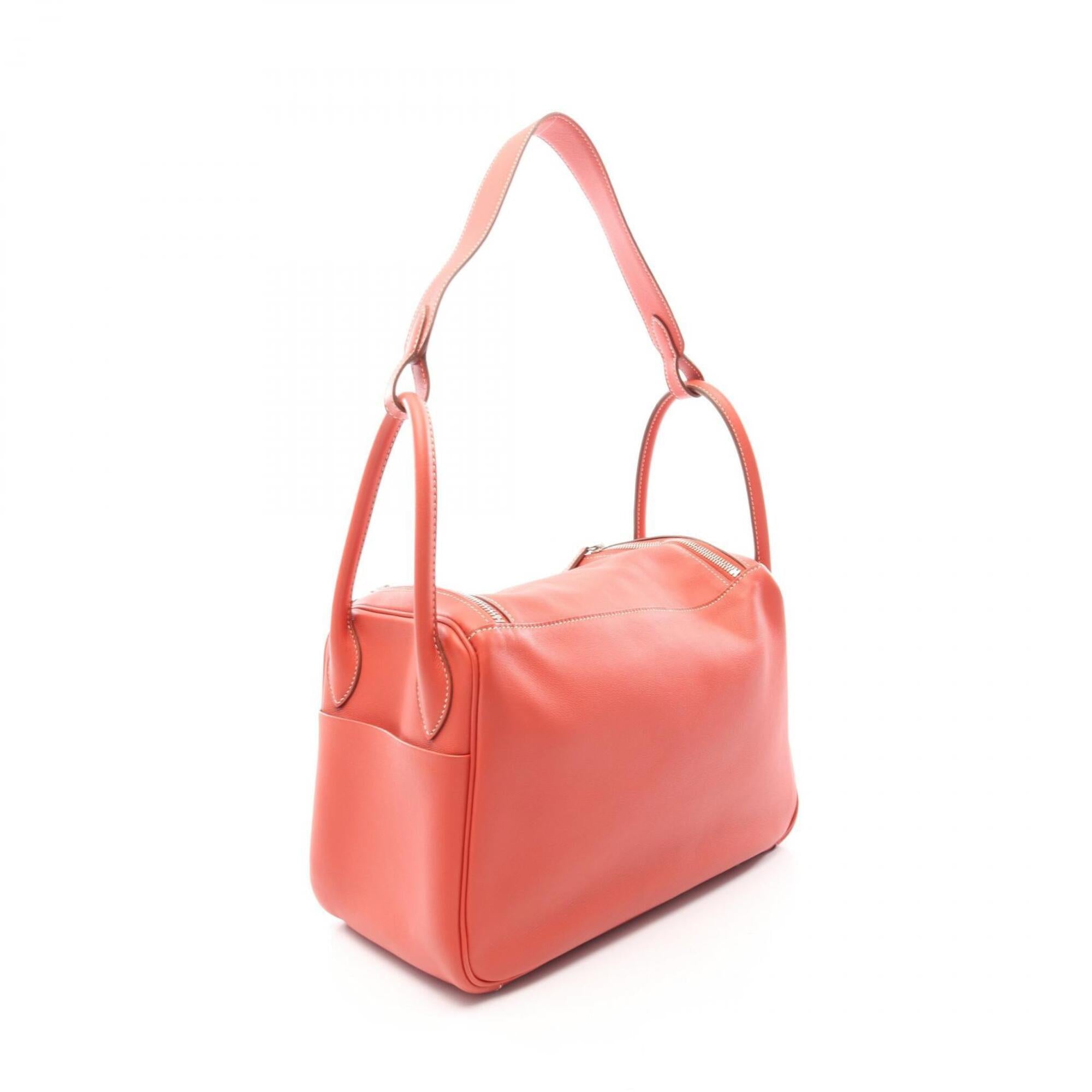 Hermes Orange Rosy Swift Leather Handbag Shoulder Bag (Pre-Owned)